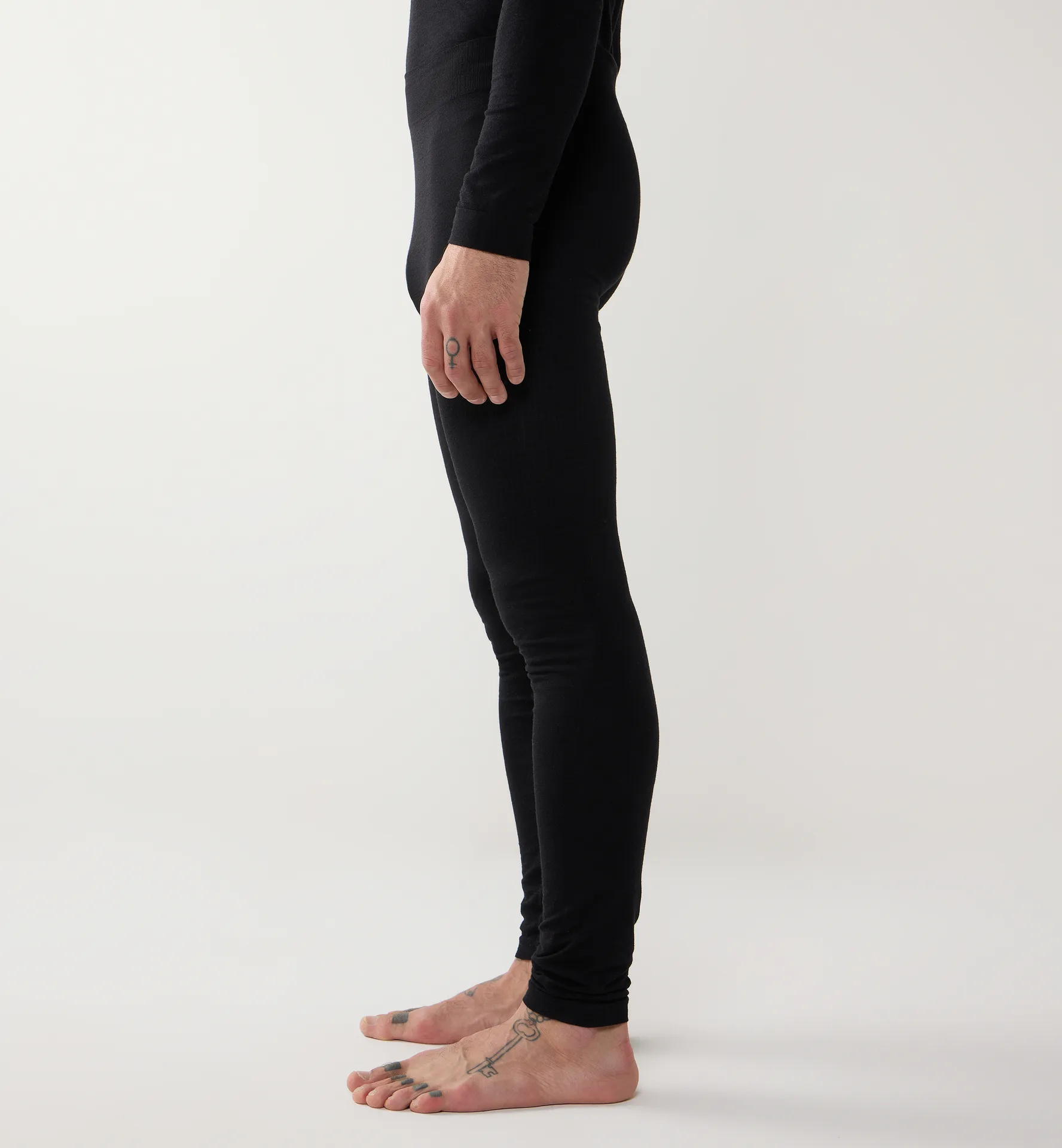 Latnja Wool Long John's Men True Black