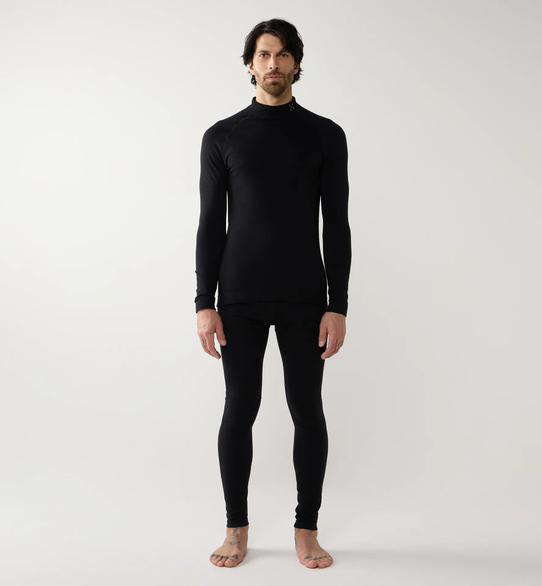 Latnja Wool Crew Neck Men True Black