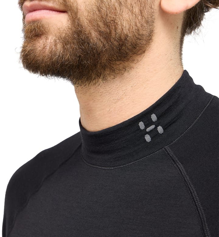 Latnja Wool Crew Neck Men True Black Latnja Wool Crew Neck Men True Black