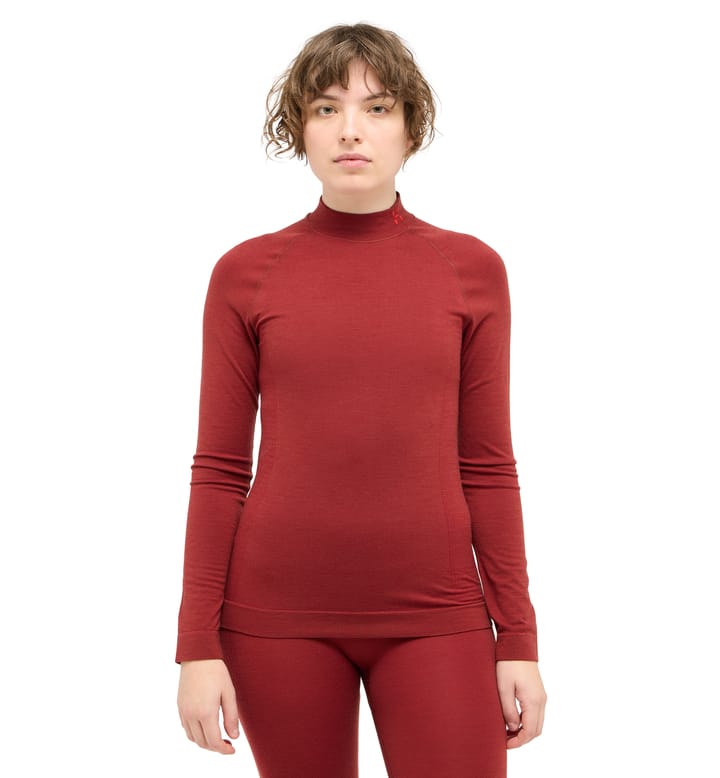 Latnja Wool Crew Neck Women Carmine Red Latnja Wool Crew Neck Women Carmine Red