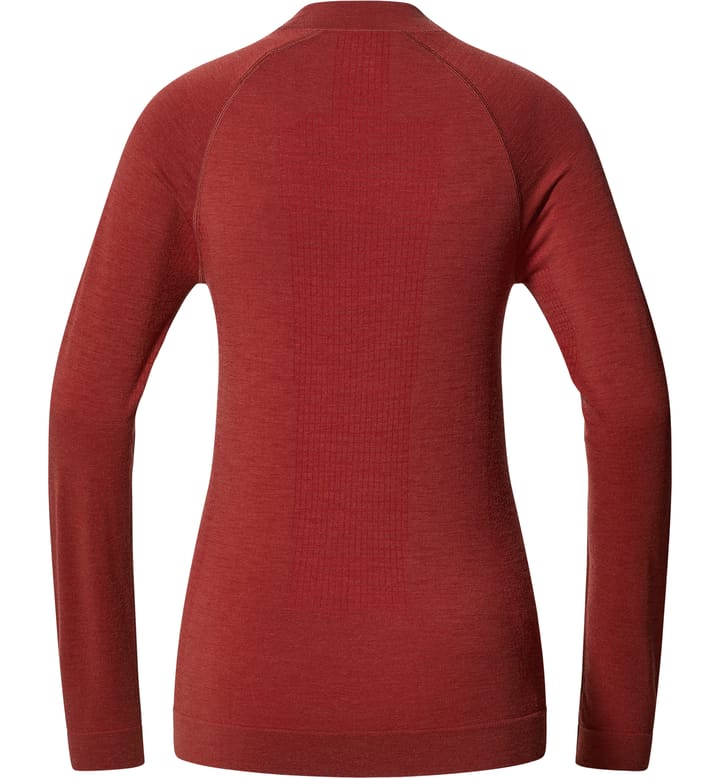 Latnja Wool Crew Neck Women Carmine Red