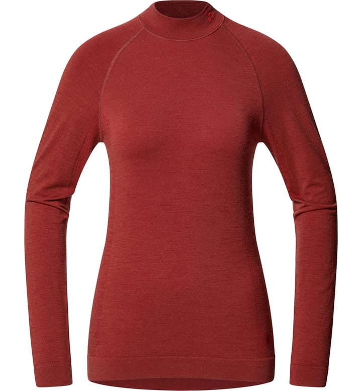 Latnja Wool Crew Neck Women Carmine Red Latnja Wool Crew Neck Women Carmine Red
