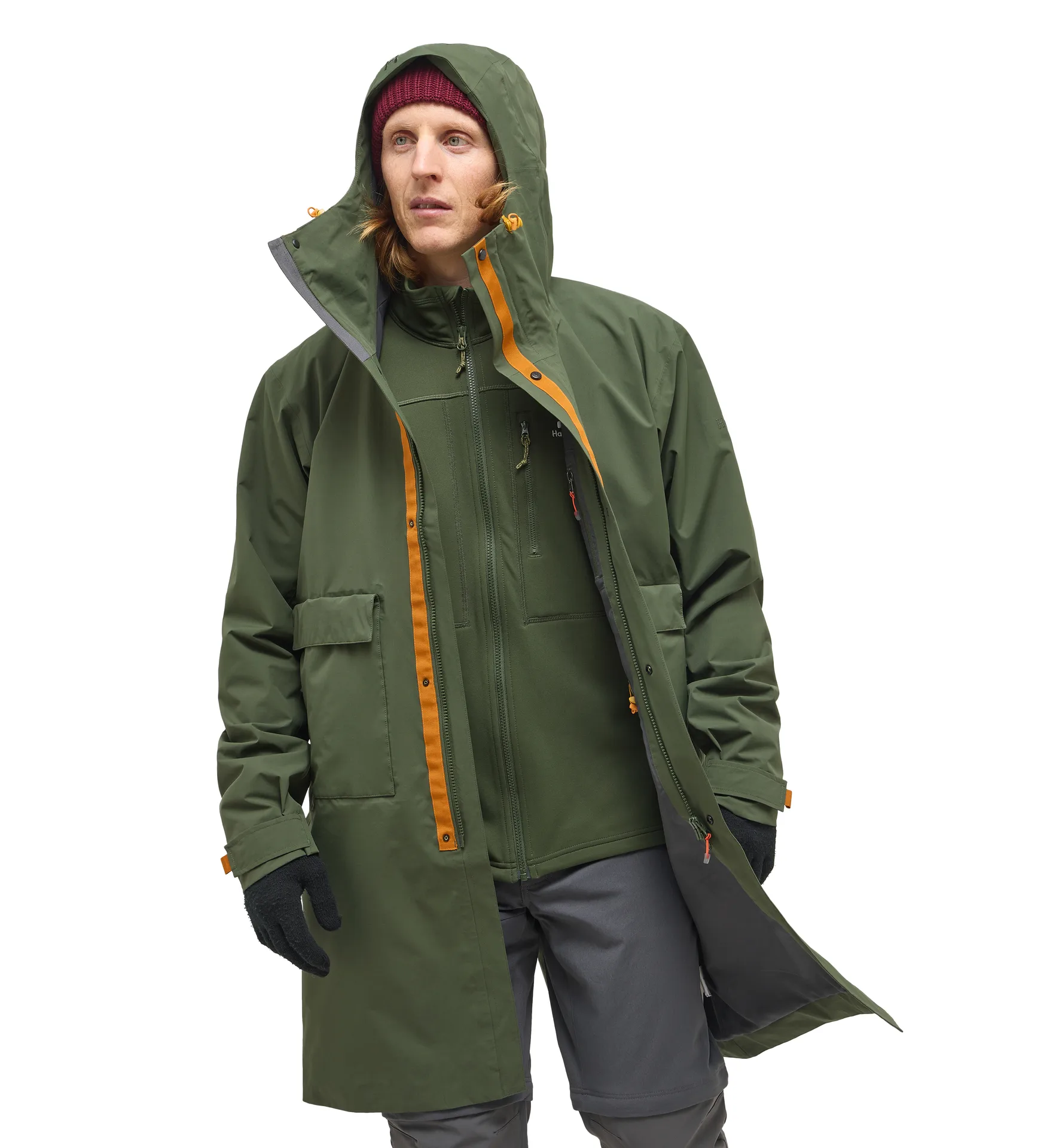 Mono Proof Parka Men Seaweed Green