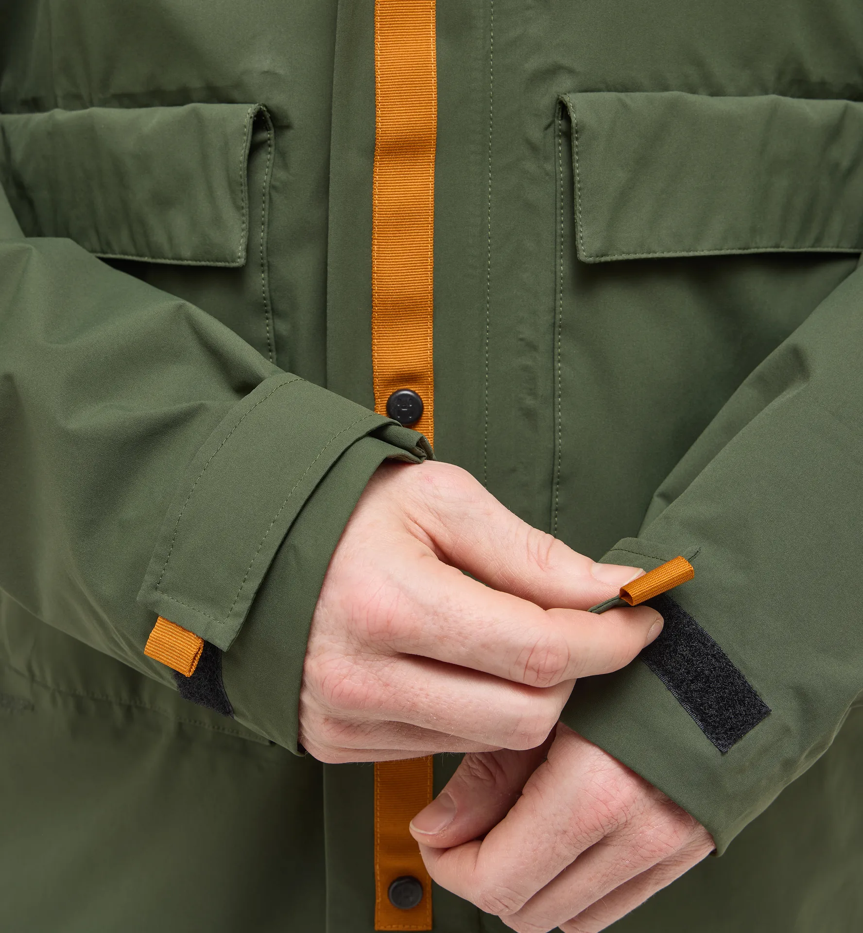 Mono Proof Parka Men Seaweed Green