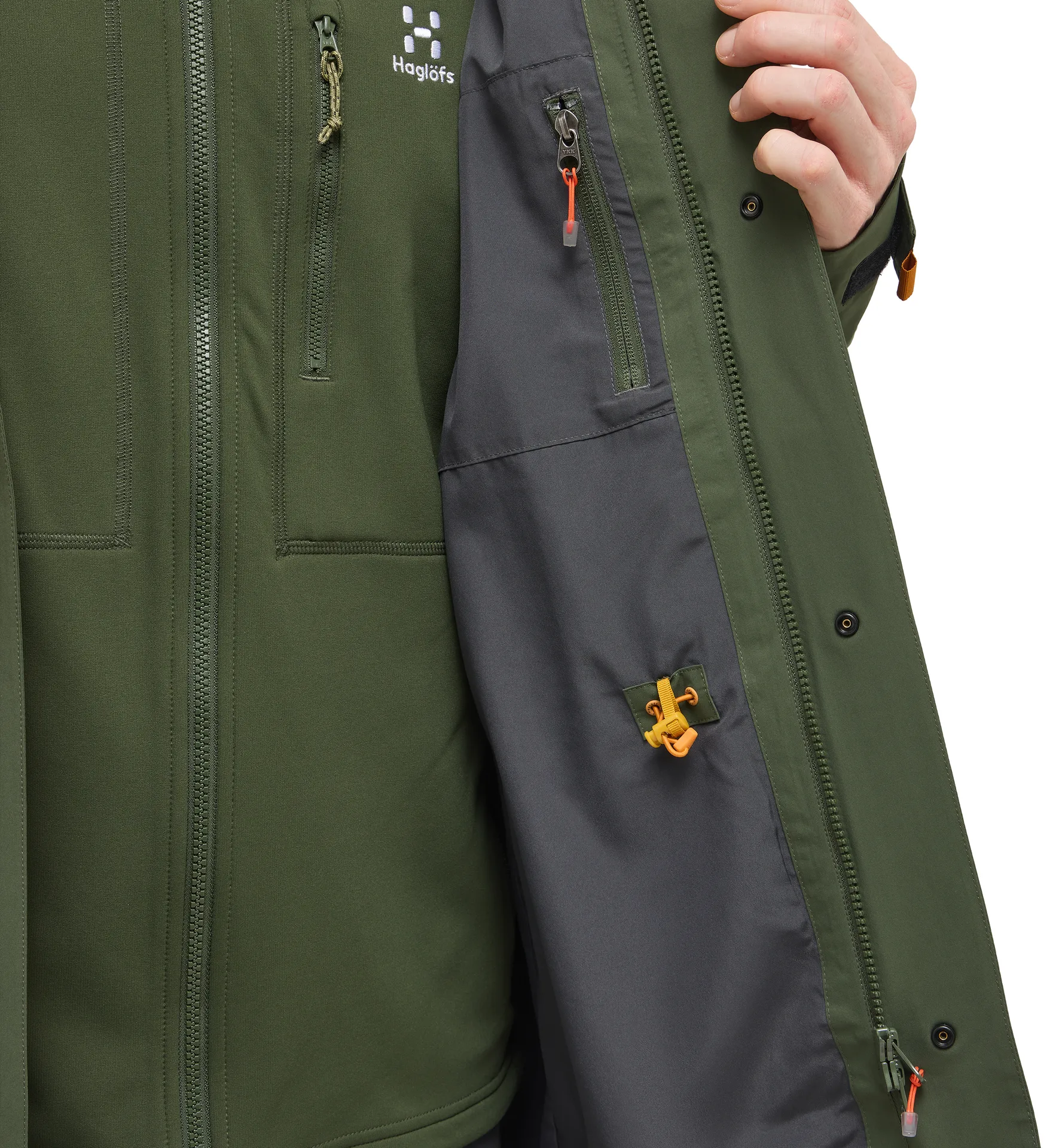 Mono Proof Parka Men Seaweed Green