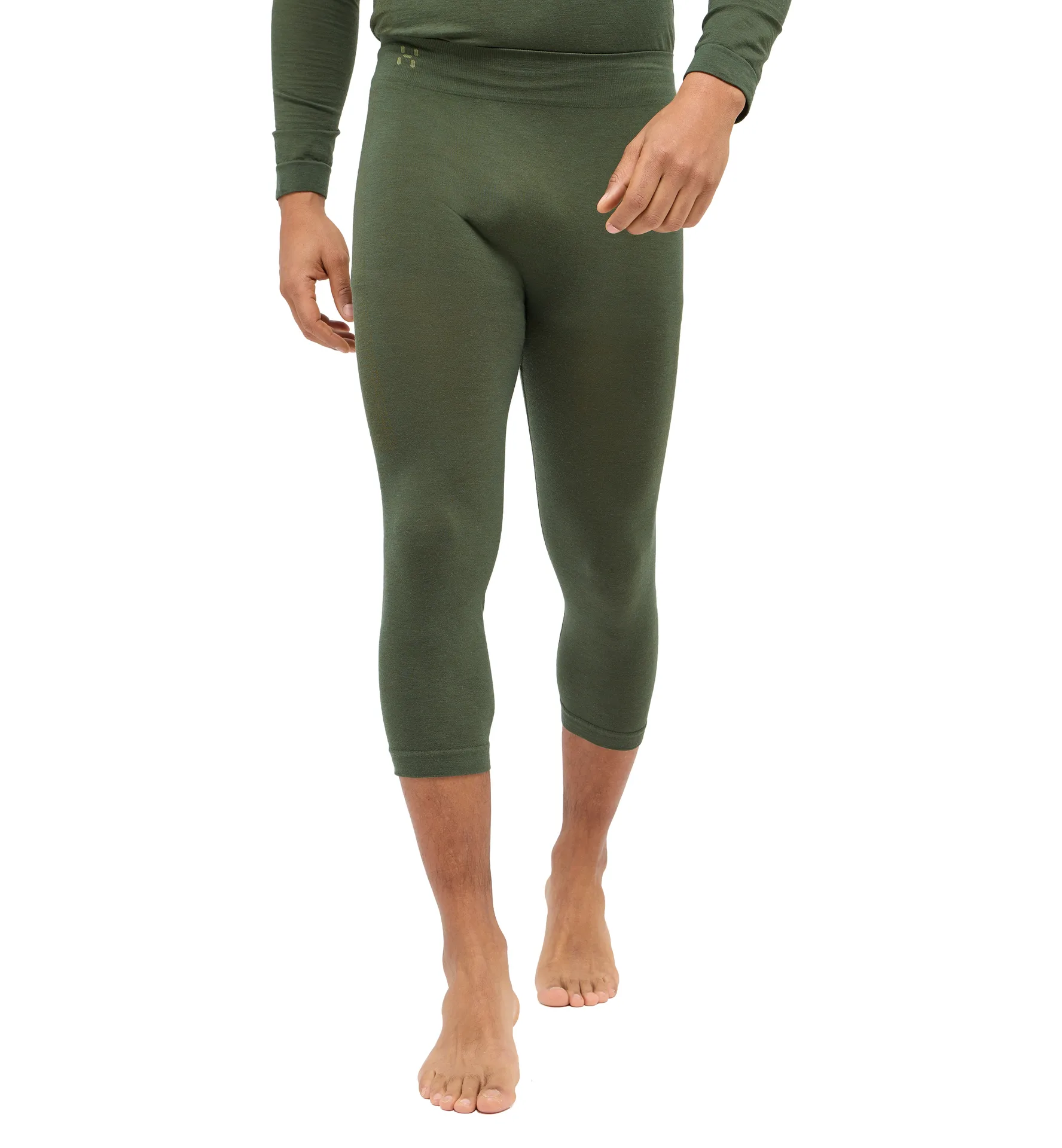 Latnja Wool 3/4 Pant Men Seaweed Green