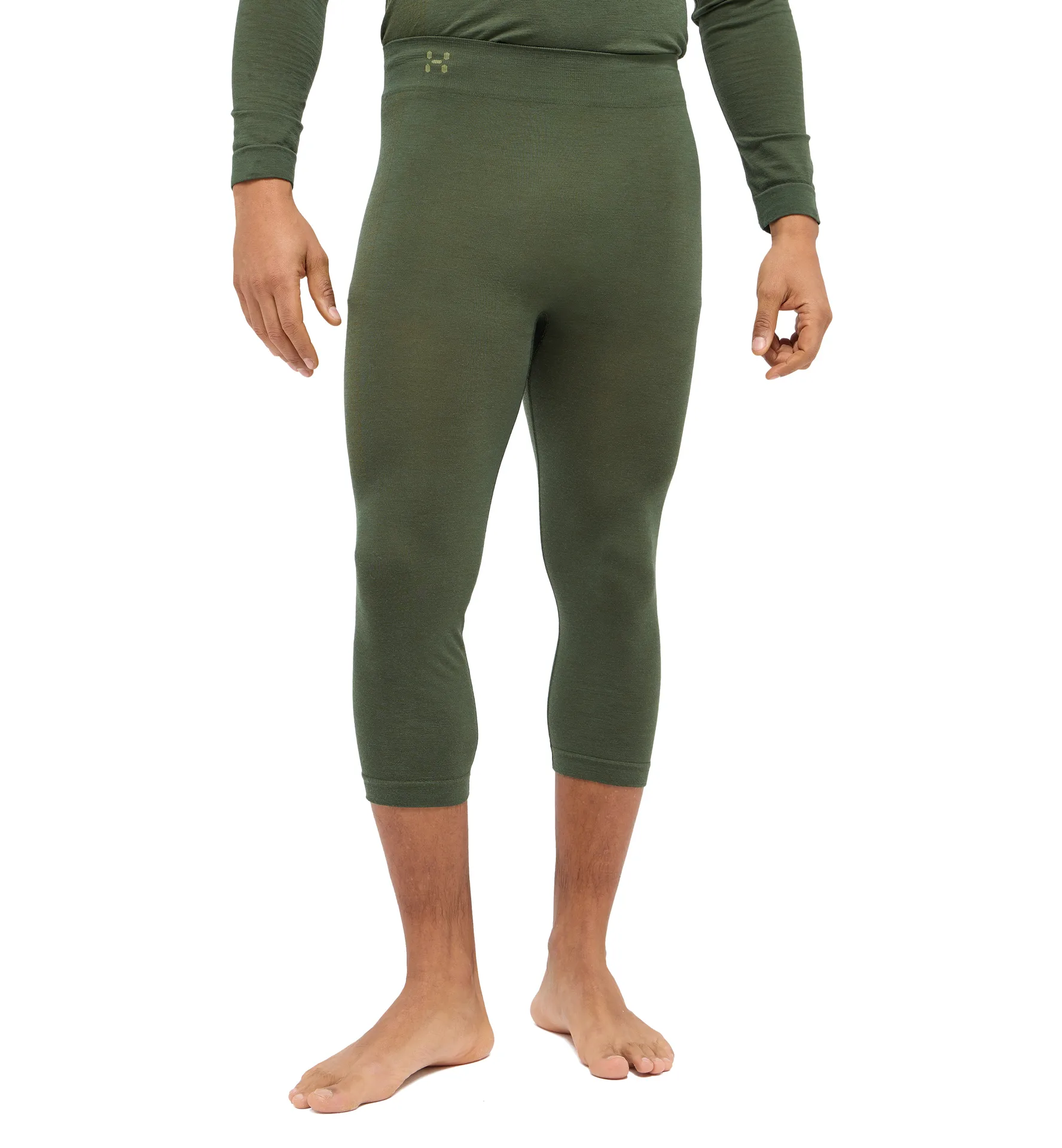 Latnja Wool 3/4 Pant Men Seaweed Green