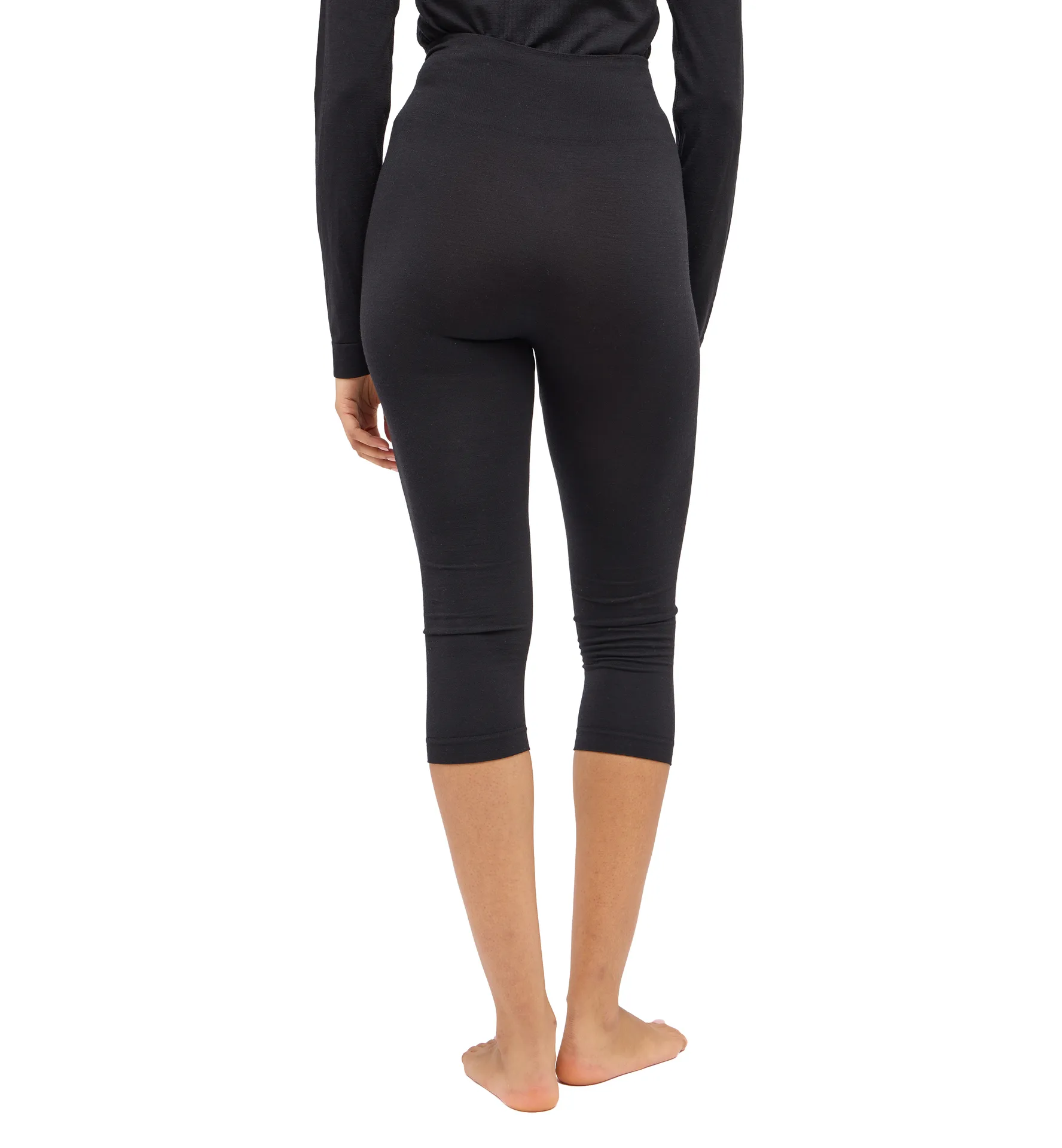 Latnja Wool 3/4 Pant Women True Black