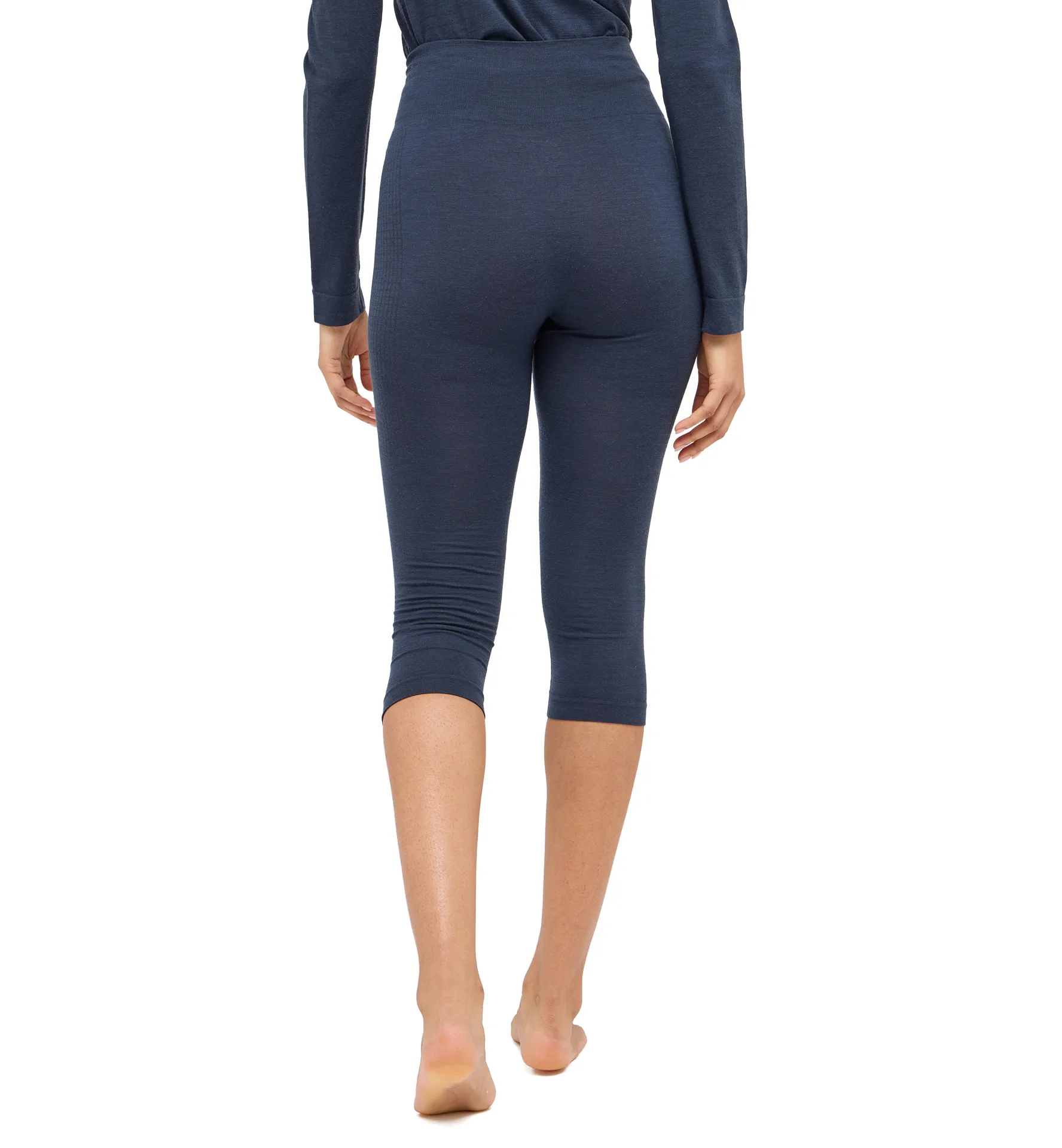 Latnja Wool 3/4 Pant Women Tarn Blue