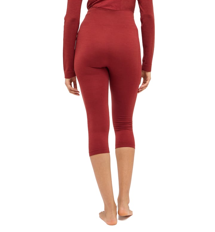 Latnja Wool 3/4 Pant Women Carmine Red Latnja Wool 3/4 Pant Women Carmine Red