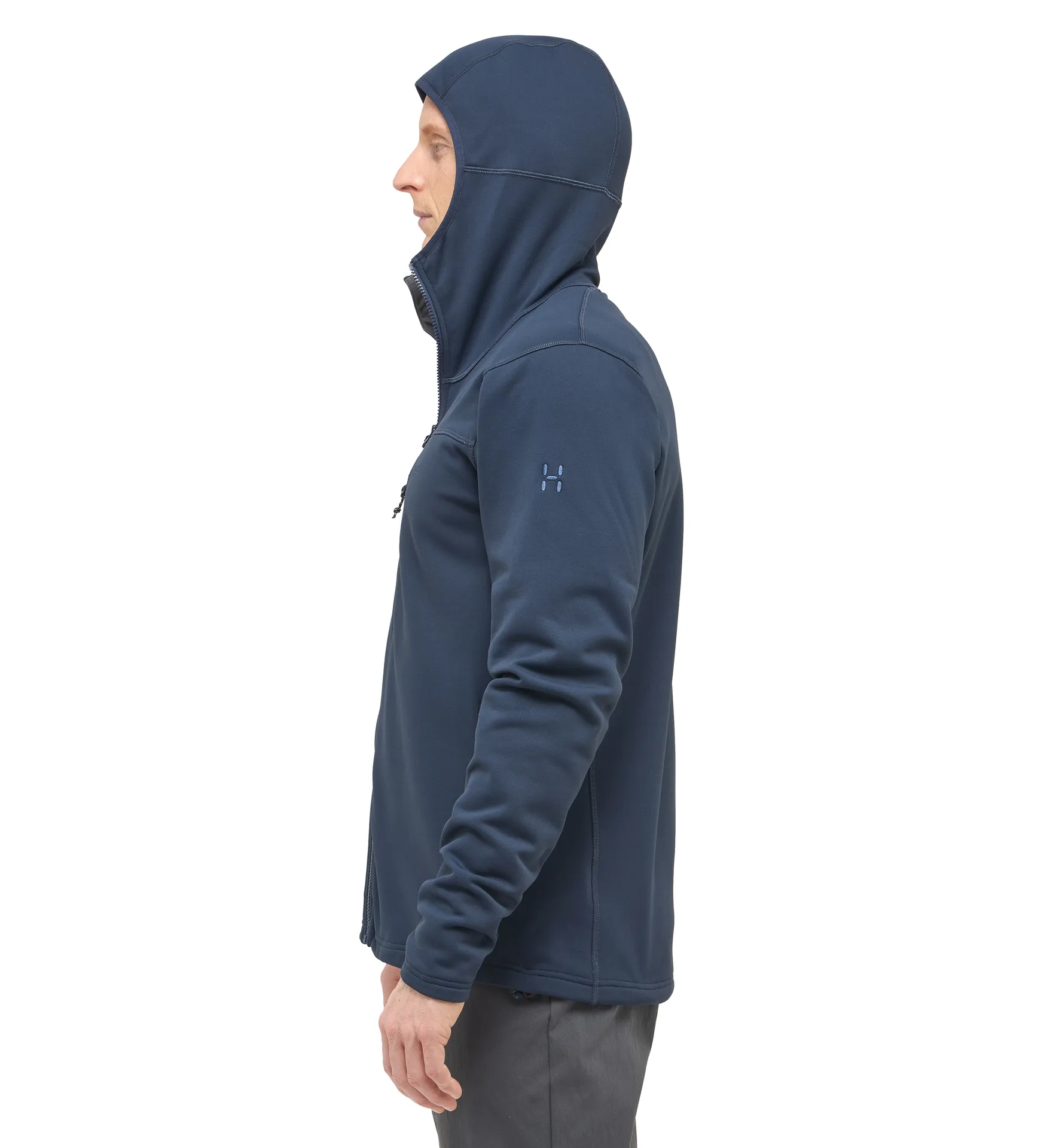 Rosson Mid Hood Men Tarn Blue
