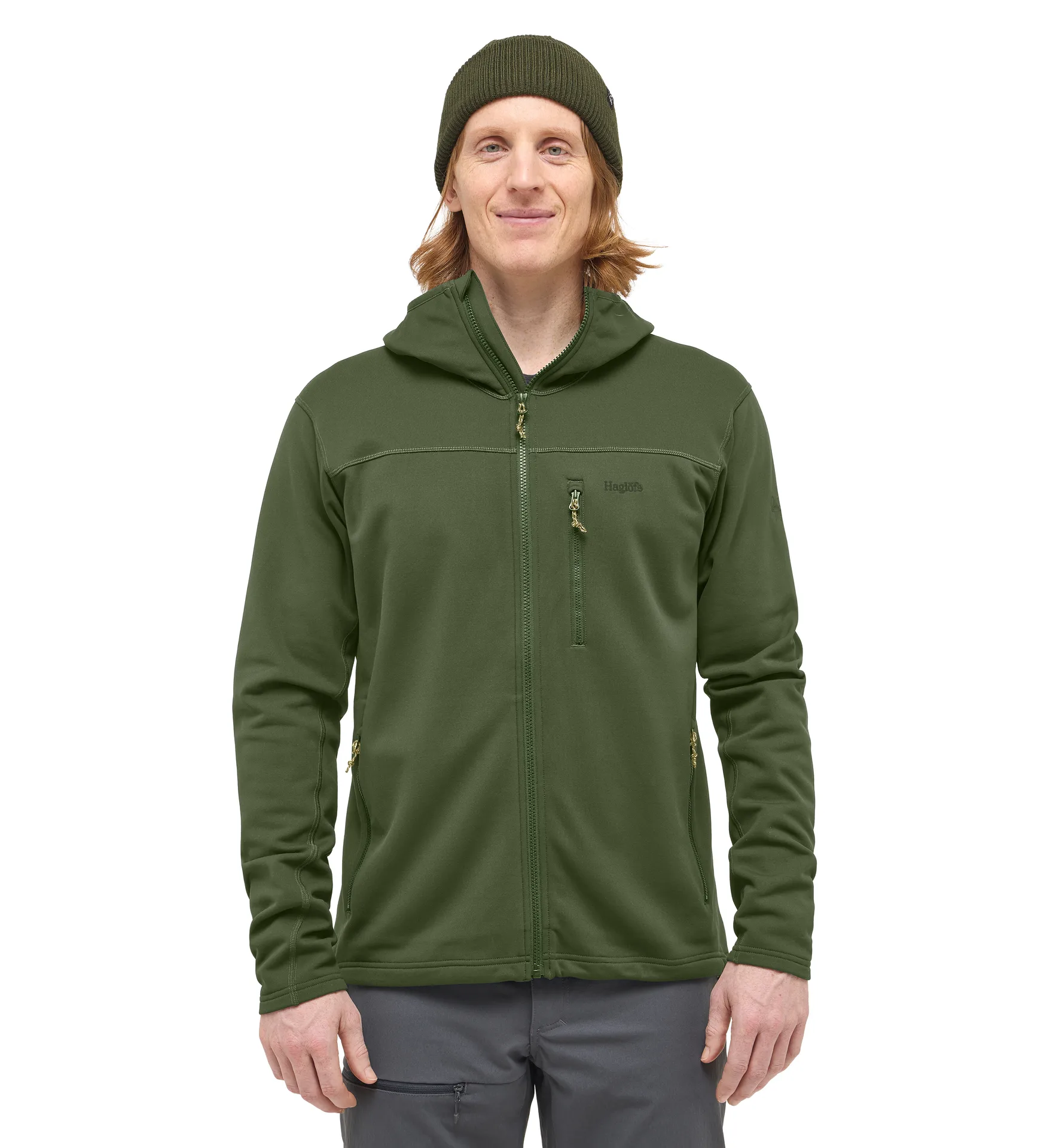 Rosson Mid Hood Men Seaweed Green