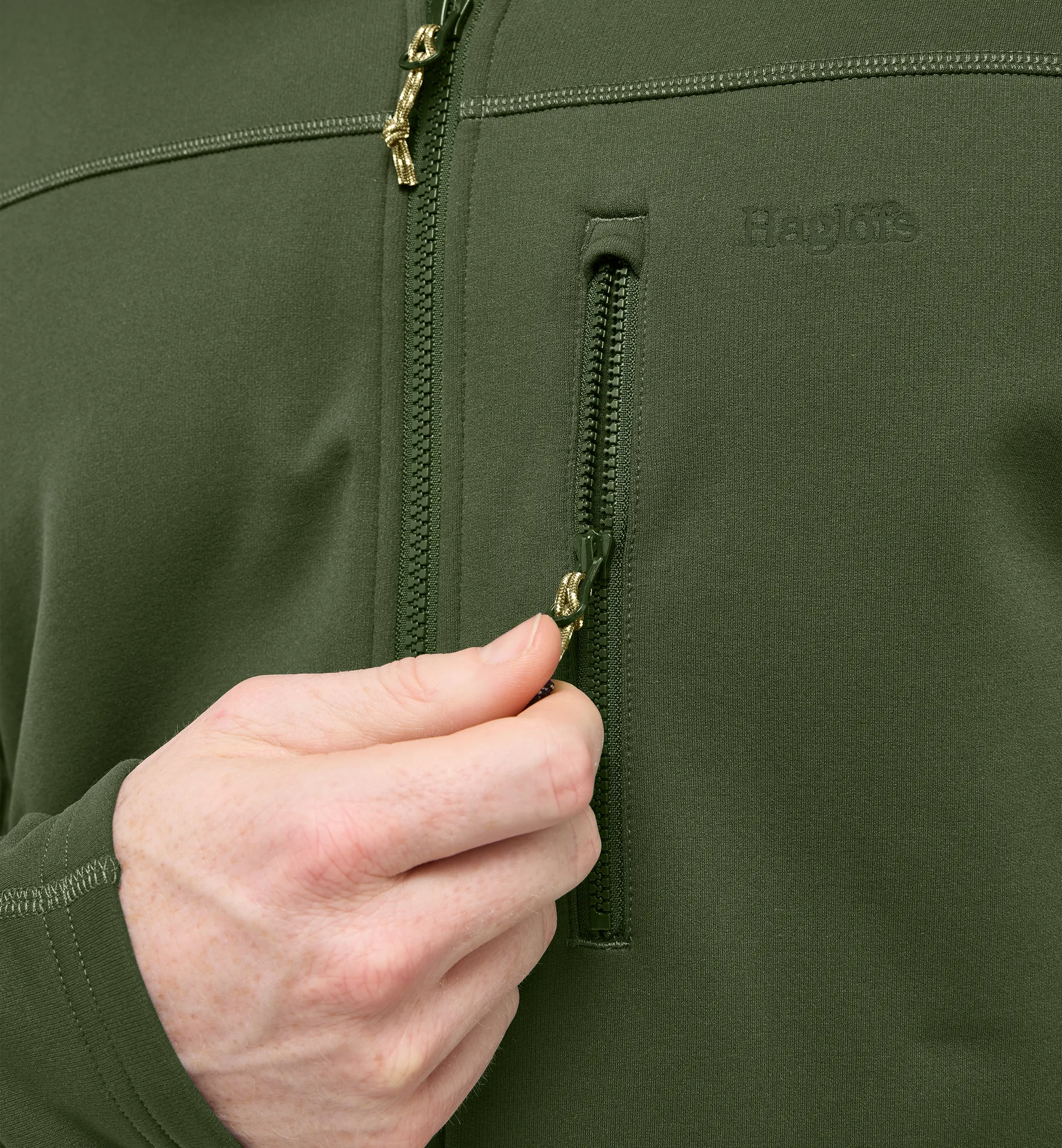 Rosson Mid Hood Men Seaweed Green