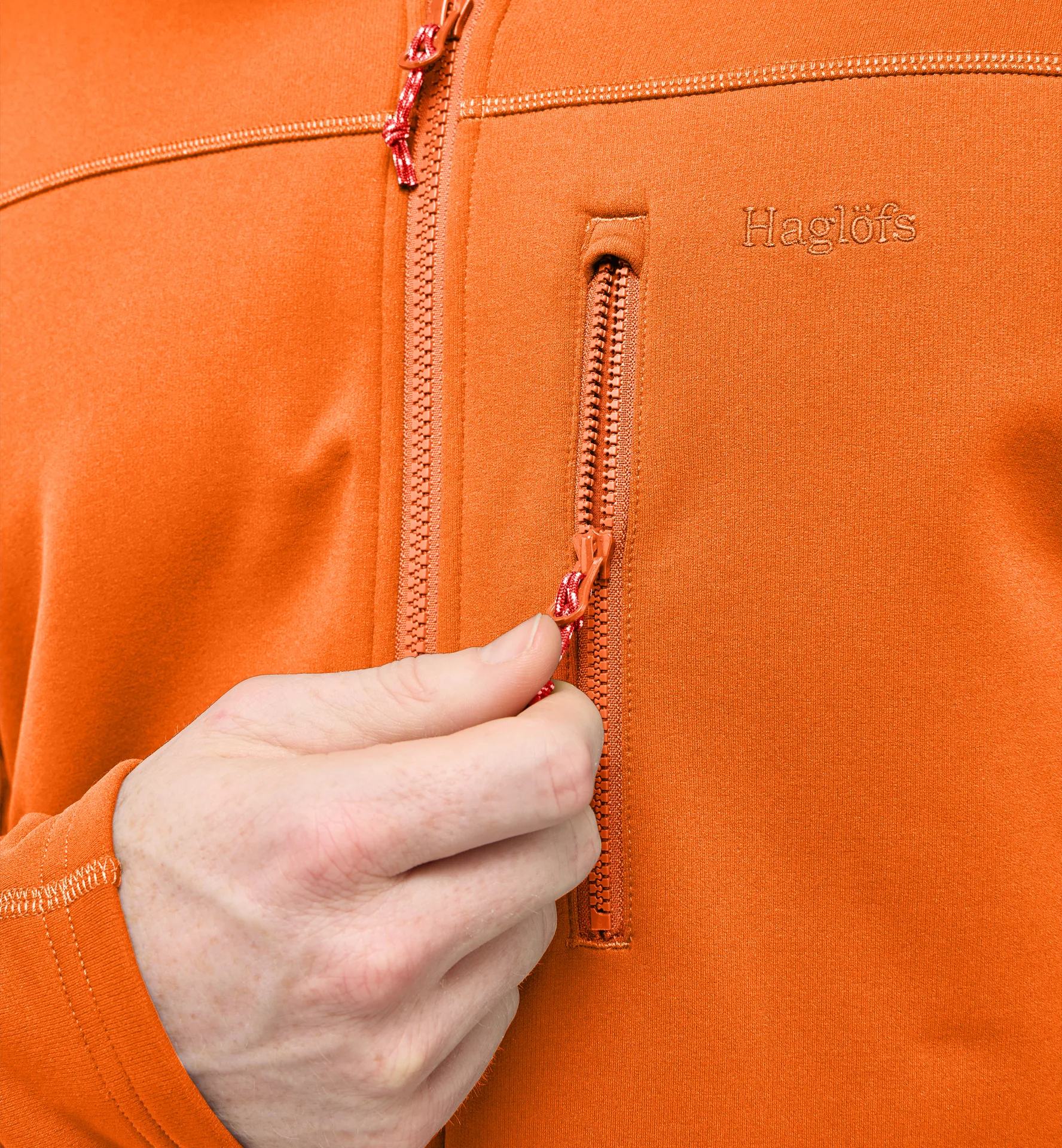 Rosson Mid Hood Men Blaze Orange