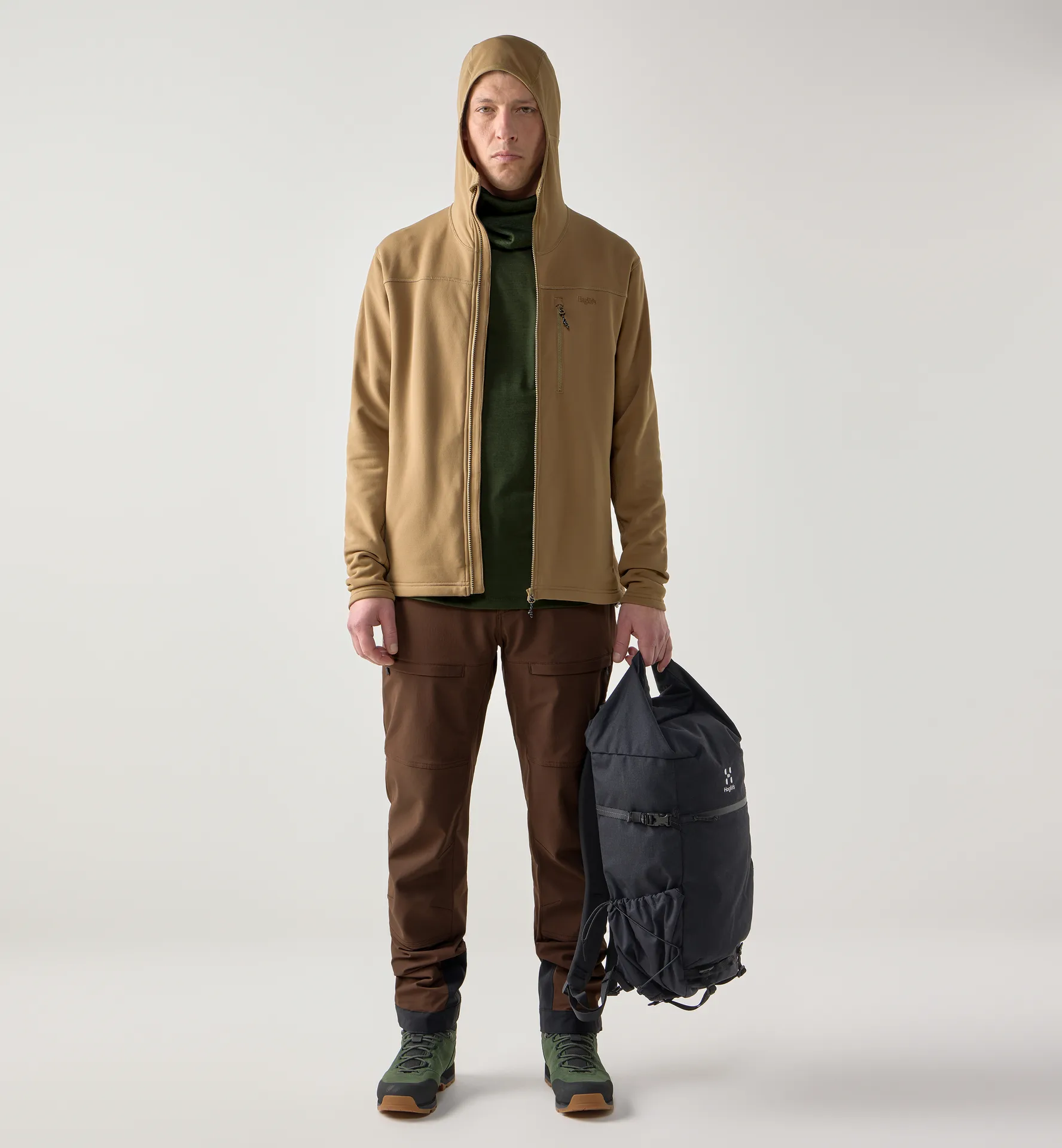 Rosson Mid Hood Men Oak Brown