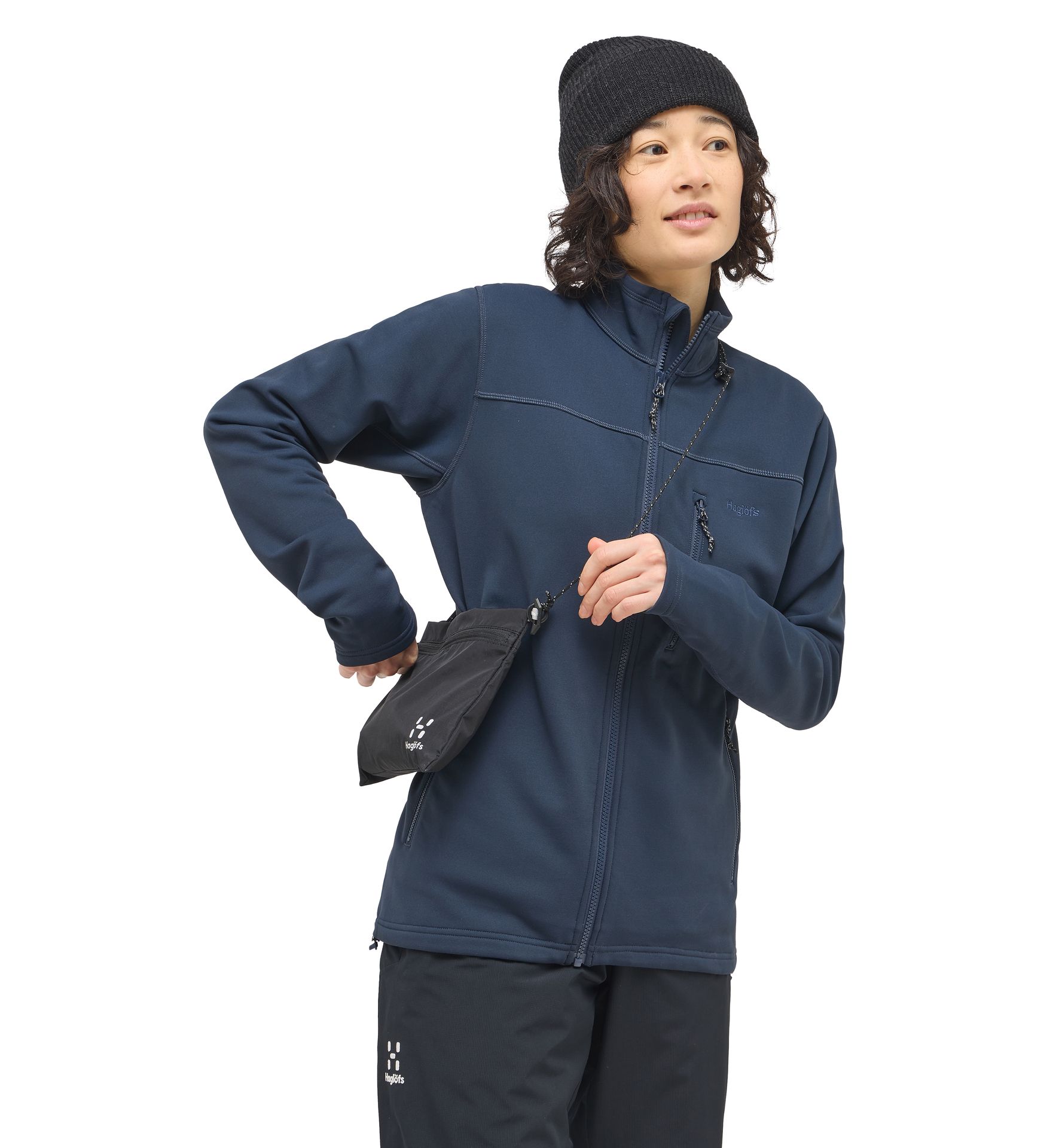 Rosson Mid Jacket Women Tarn Blue