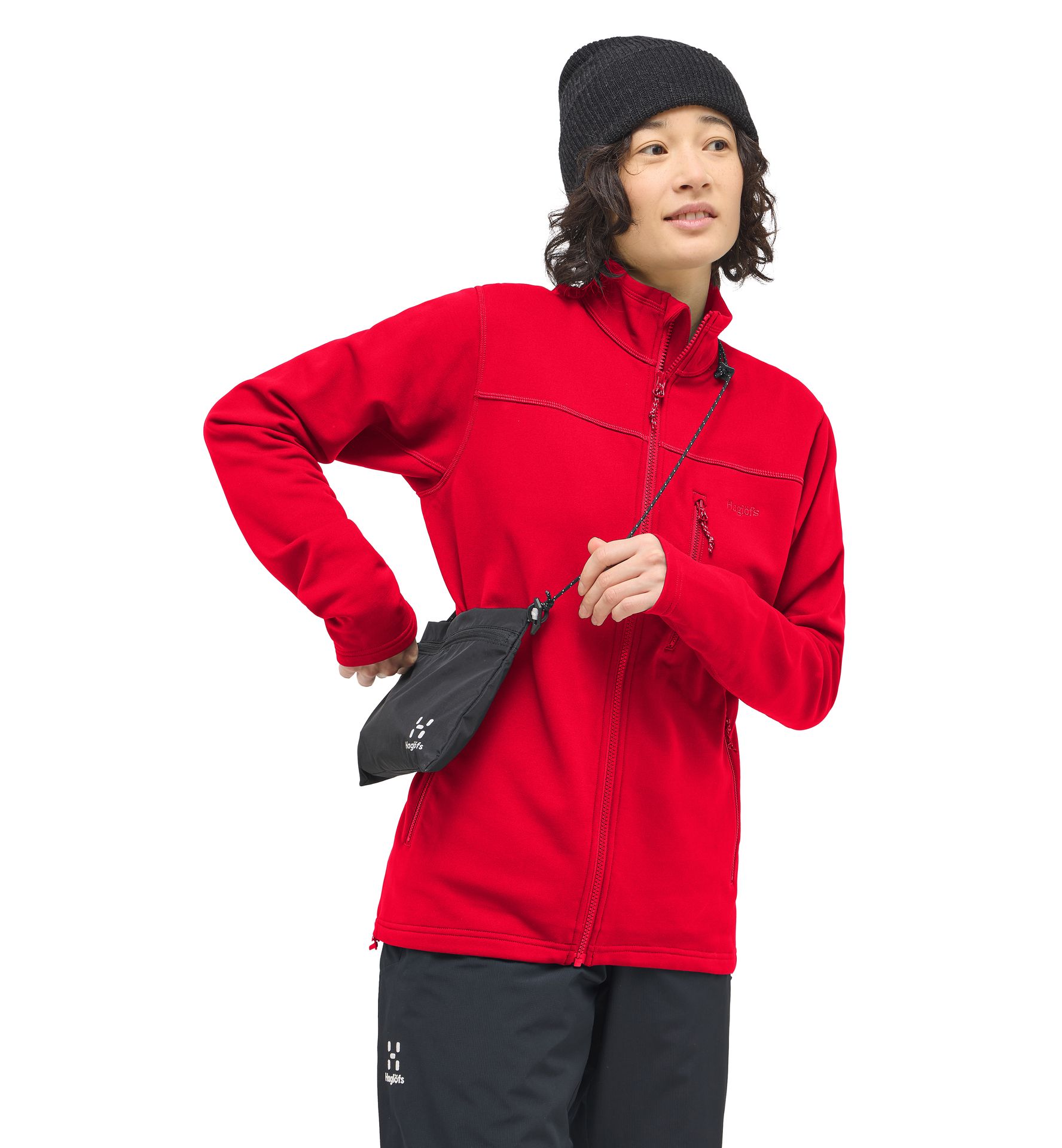 Rosson Mid Jacket Women Bright Red