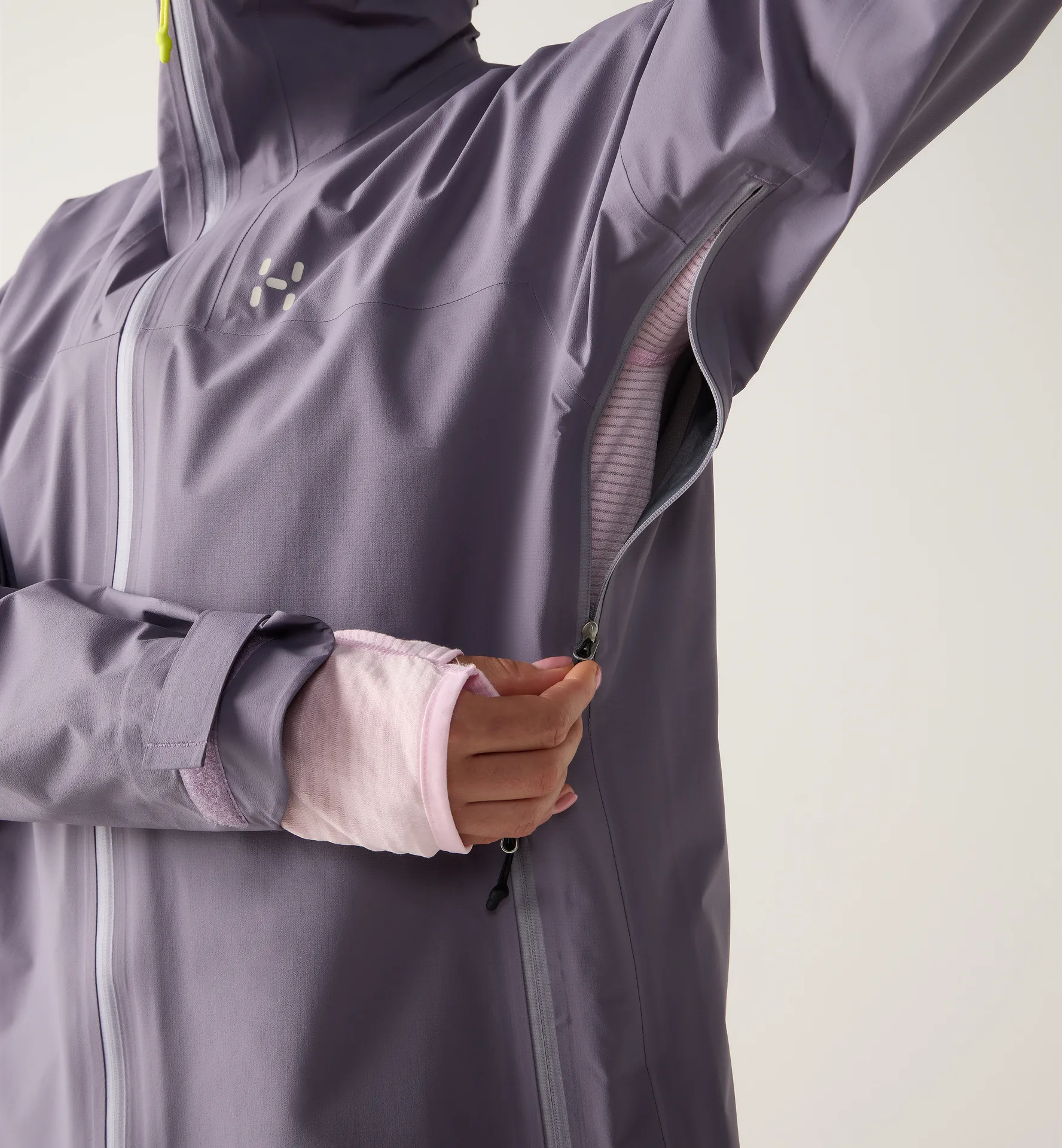 L.I.M Airak GTX Jacket Women Purple Fog