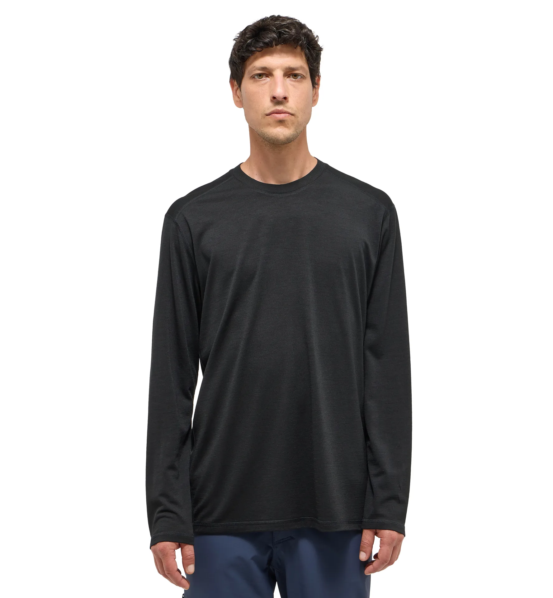 Kaise Wool LS Tee Men True Black