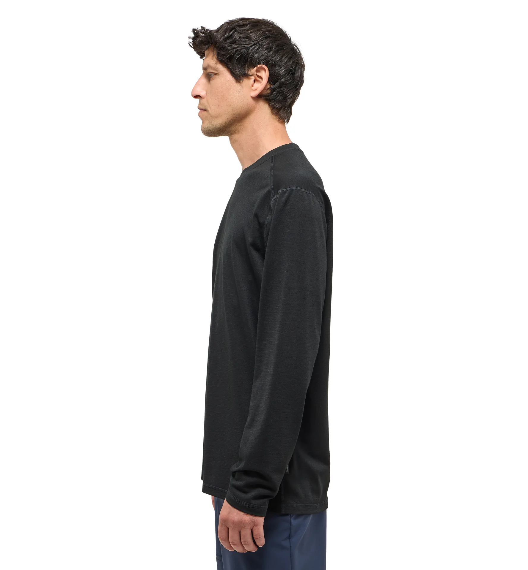 Kaise Wool LS Tee Men True Black