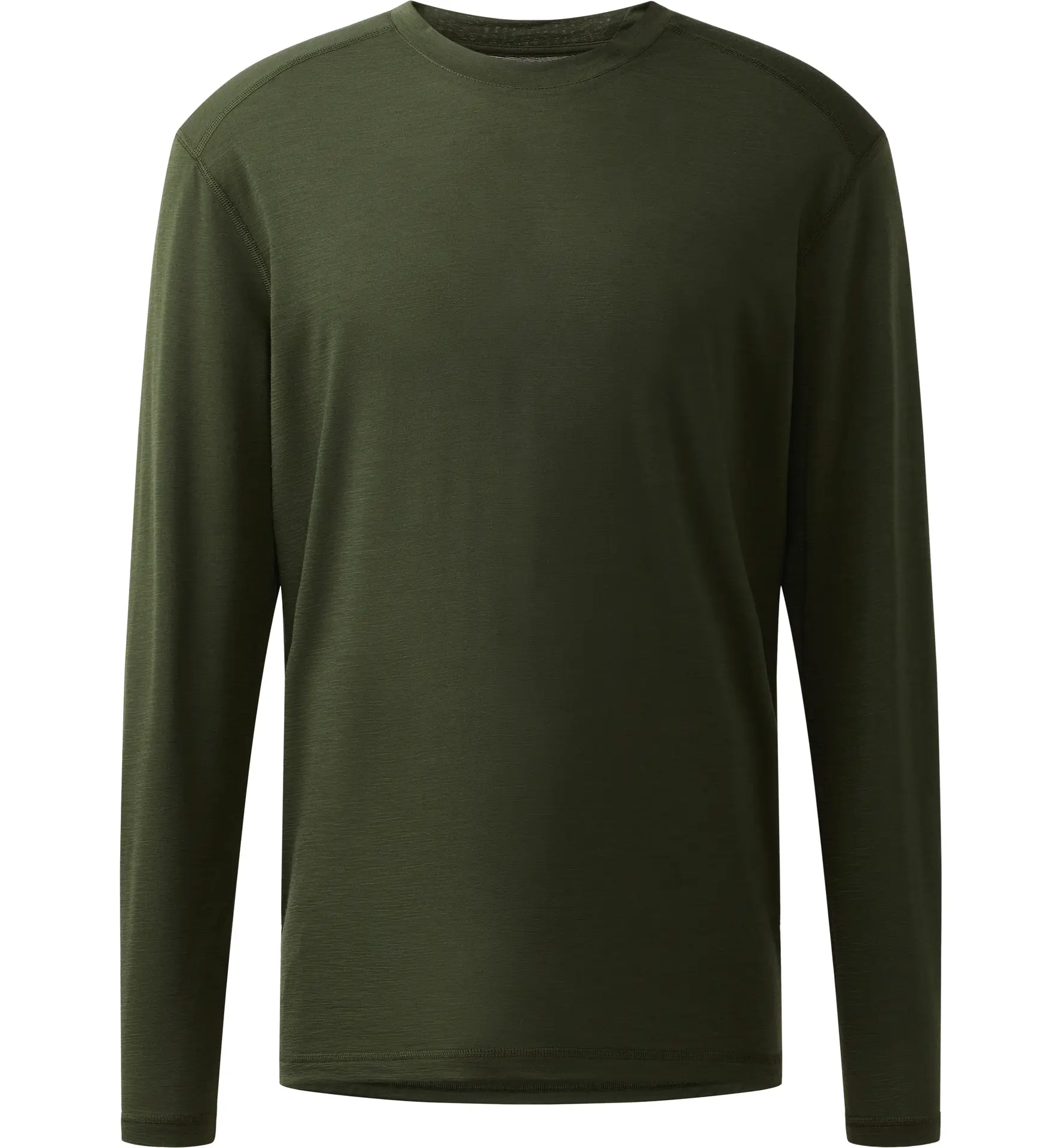 Kaise Wool LS Tee Men Seaweed Green