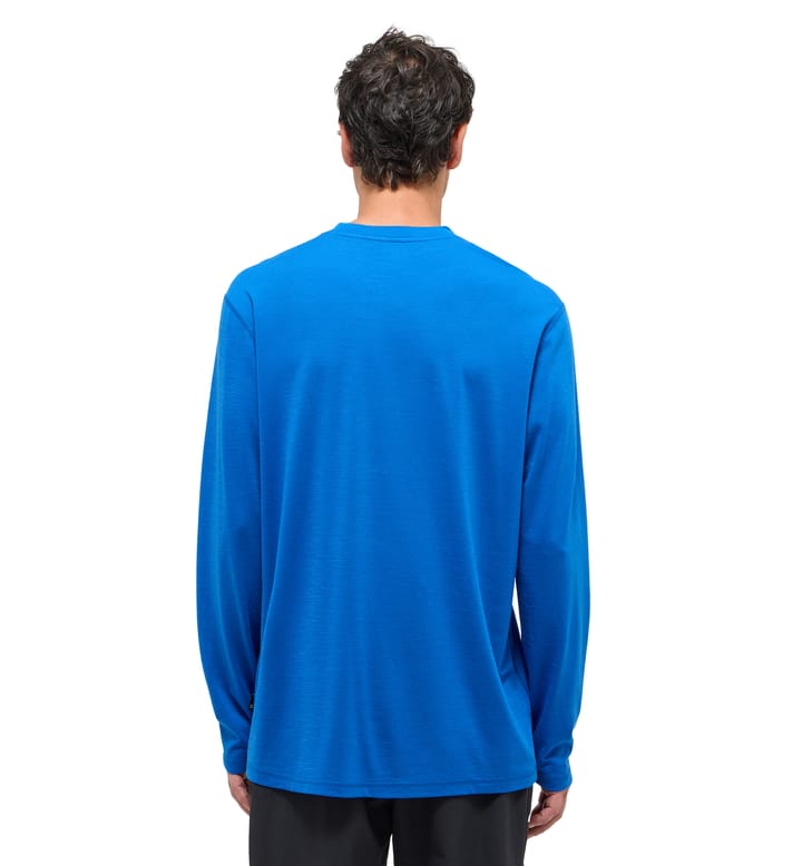 Kaise Wool LS Tee Men Electric Blue