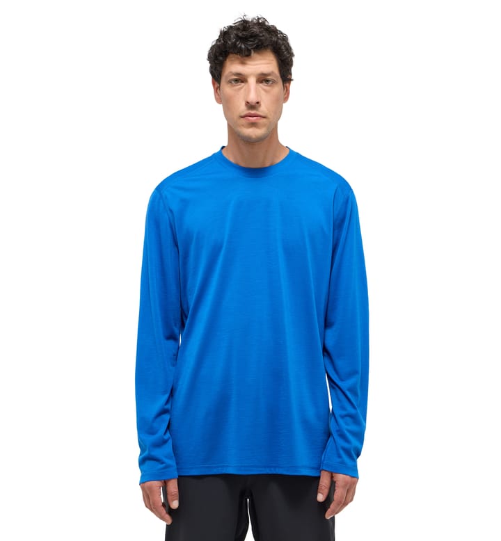 Kaise Wool LS Tee Men Electric Blue