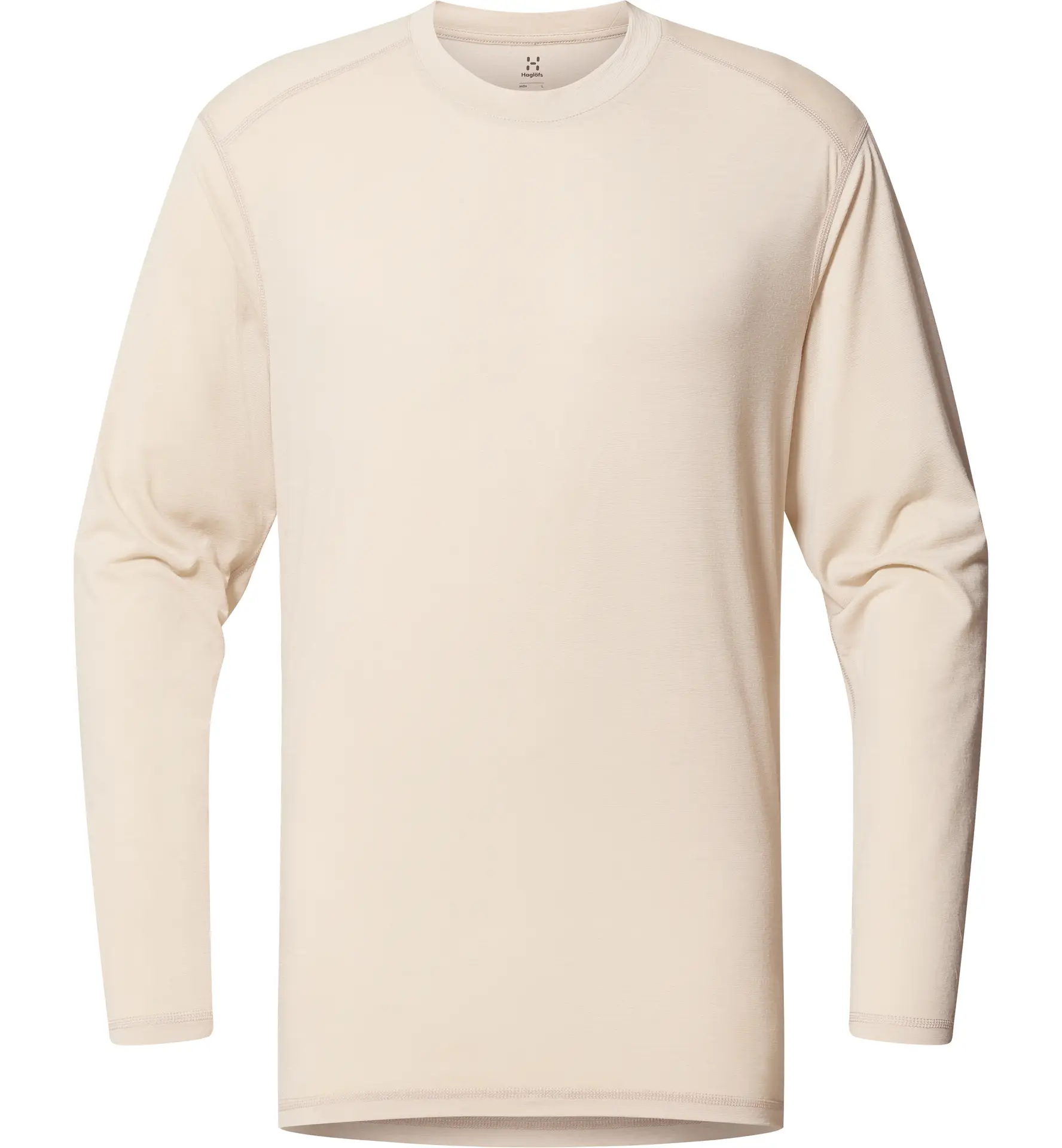 Kaise Wool LS Tee Men Chalk Beige