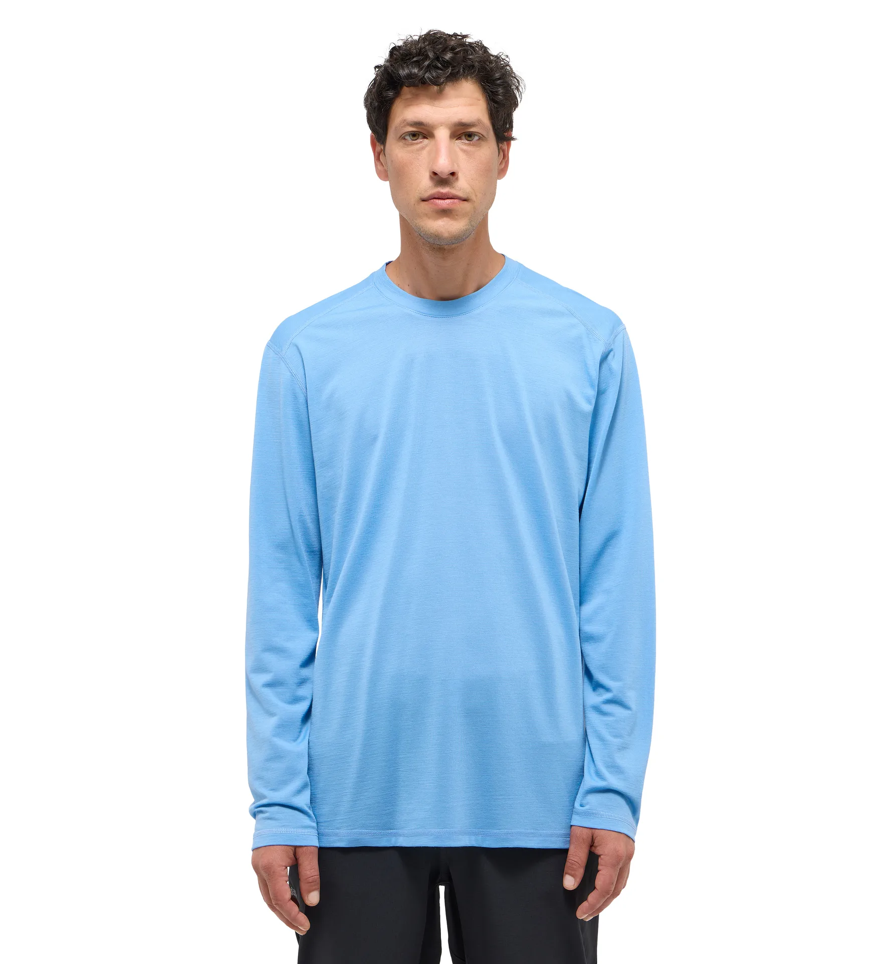 Kaise Wool LS Tee Men Sky Blue