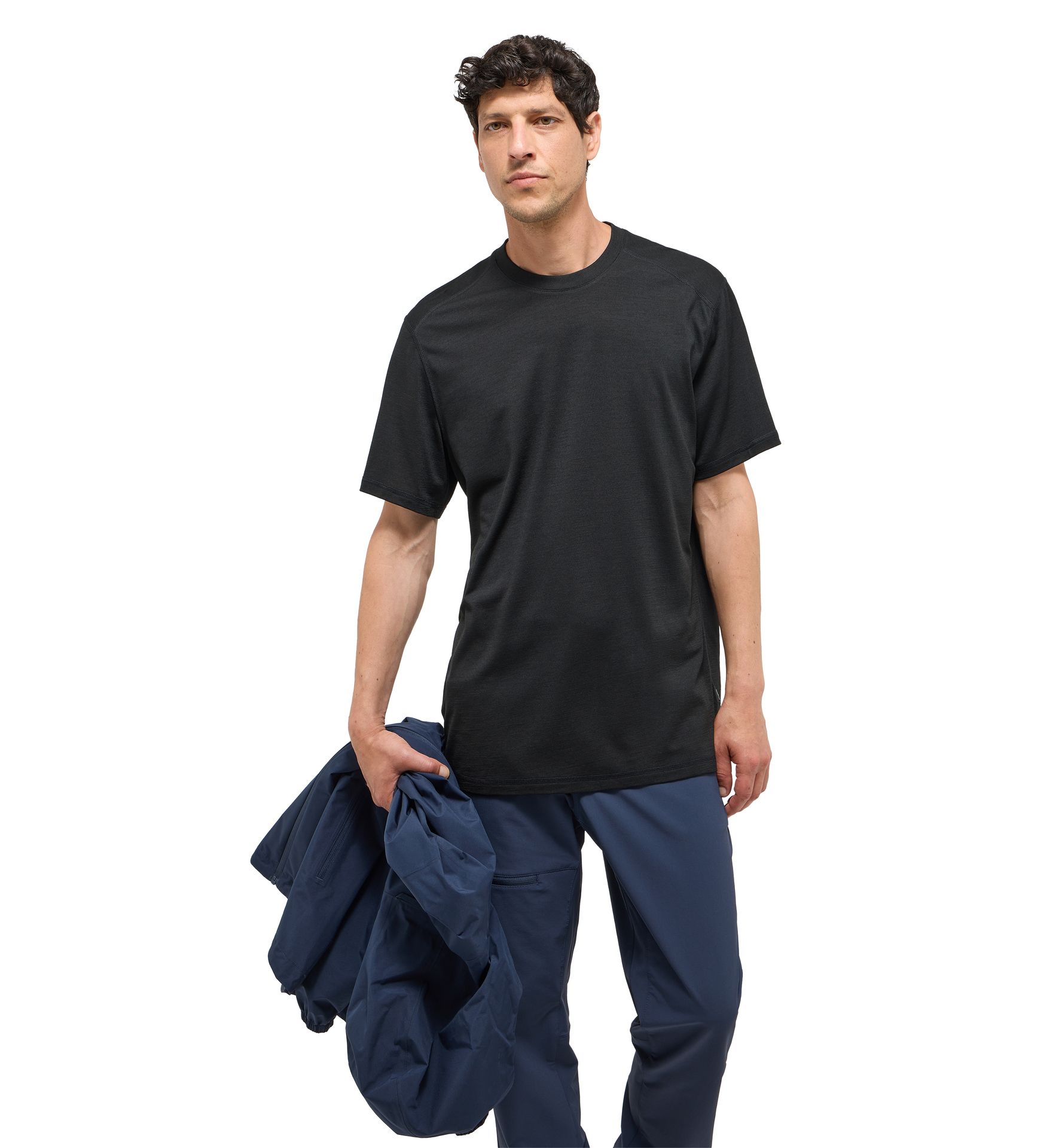 Kaise Wool Tee Men True Black