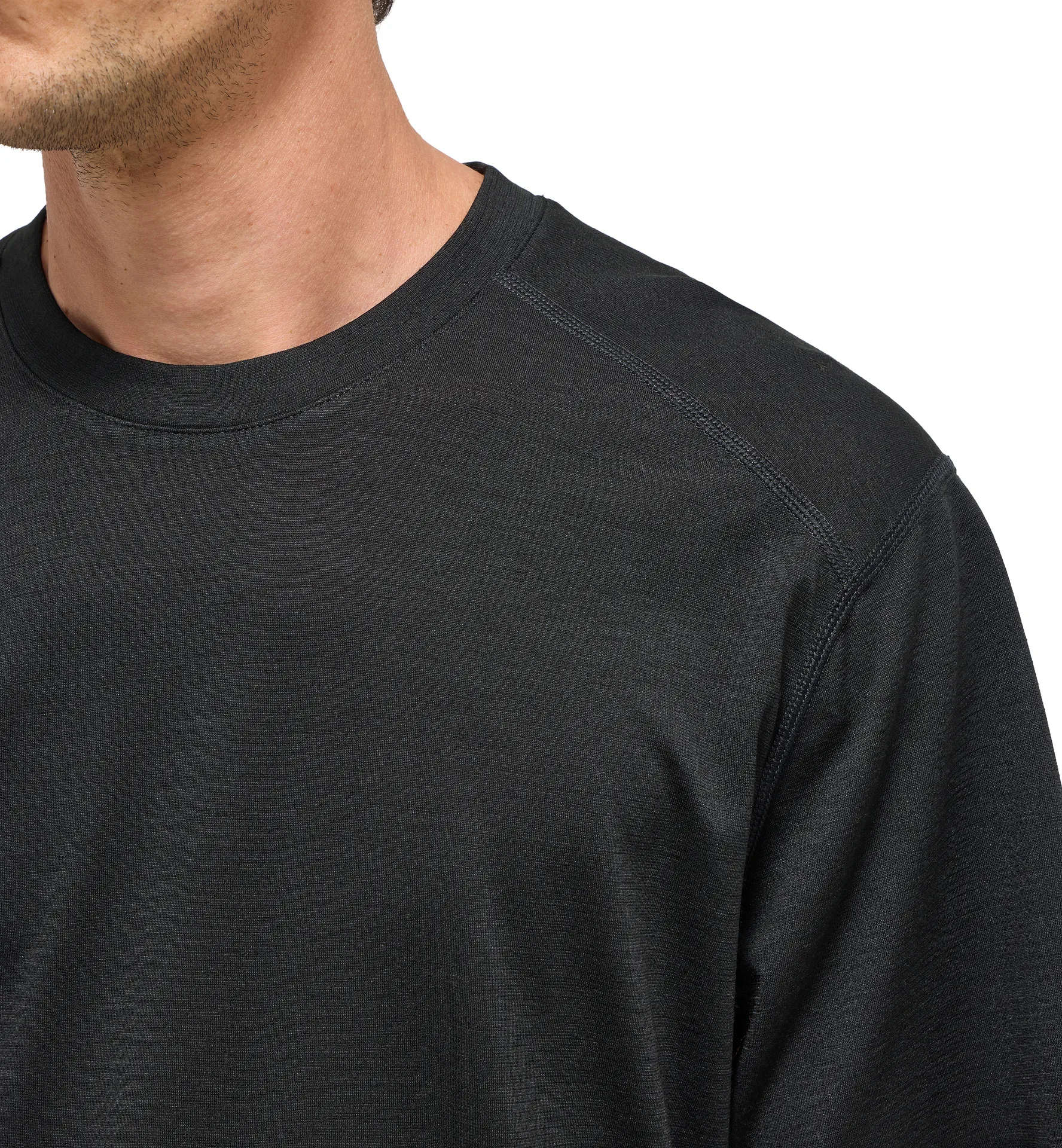 Kaise Wool Tee Men True Black