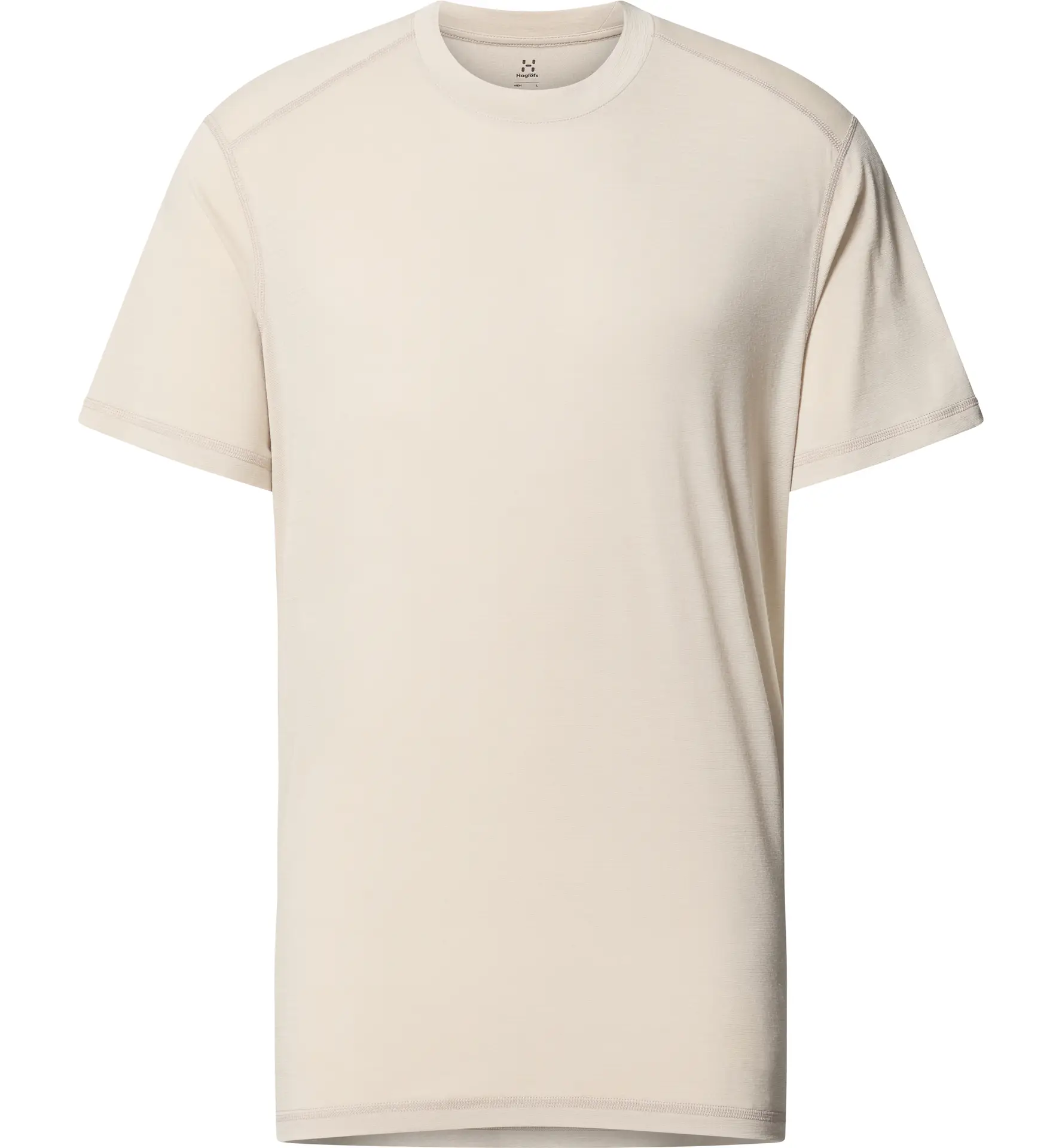Kaise Wool Tee Men Chalk Beige