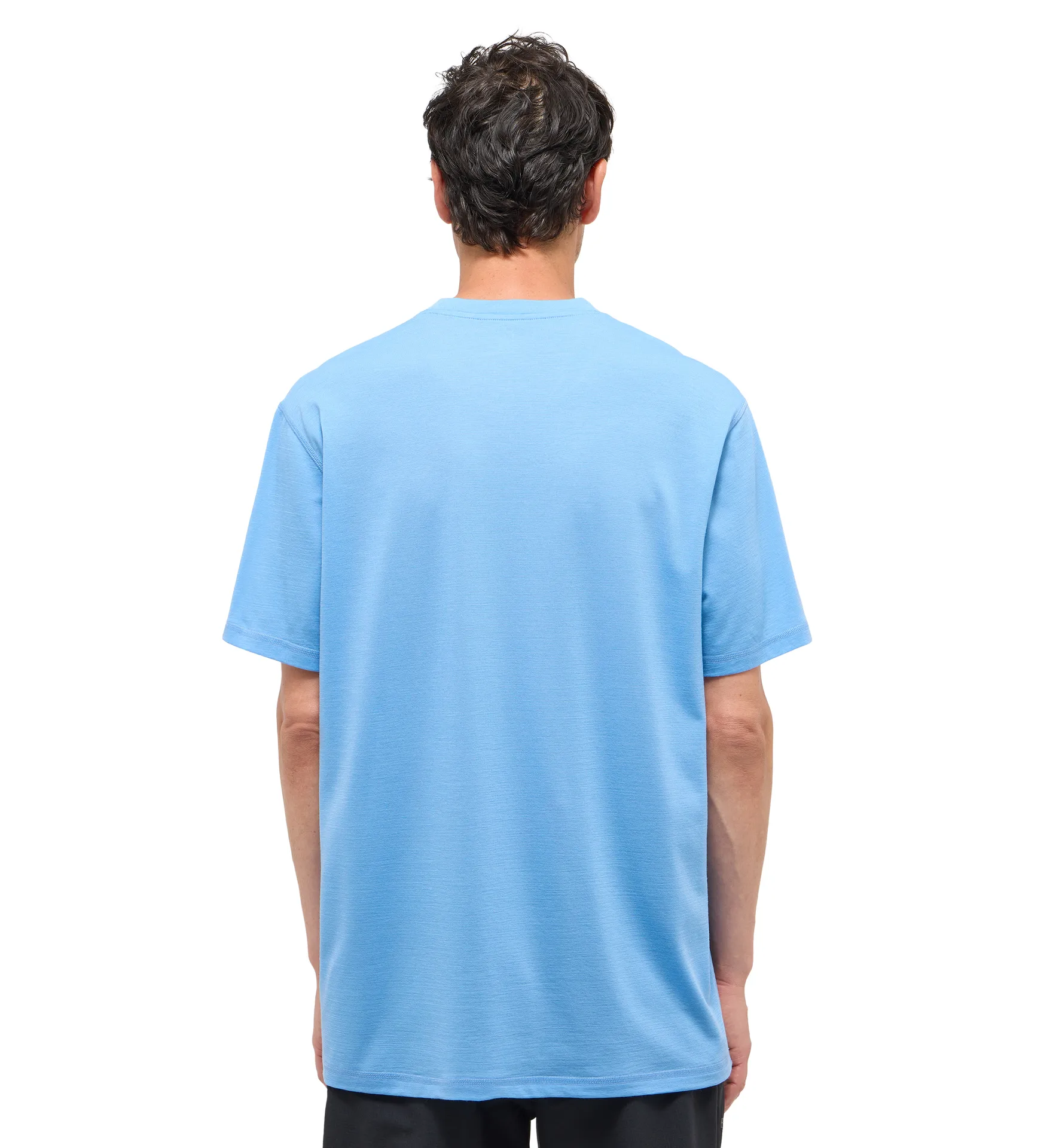 Kaise Wool Tee Men Sky Blue