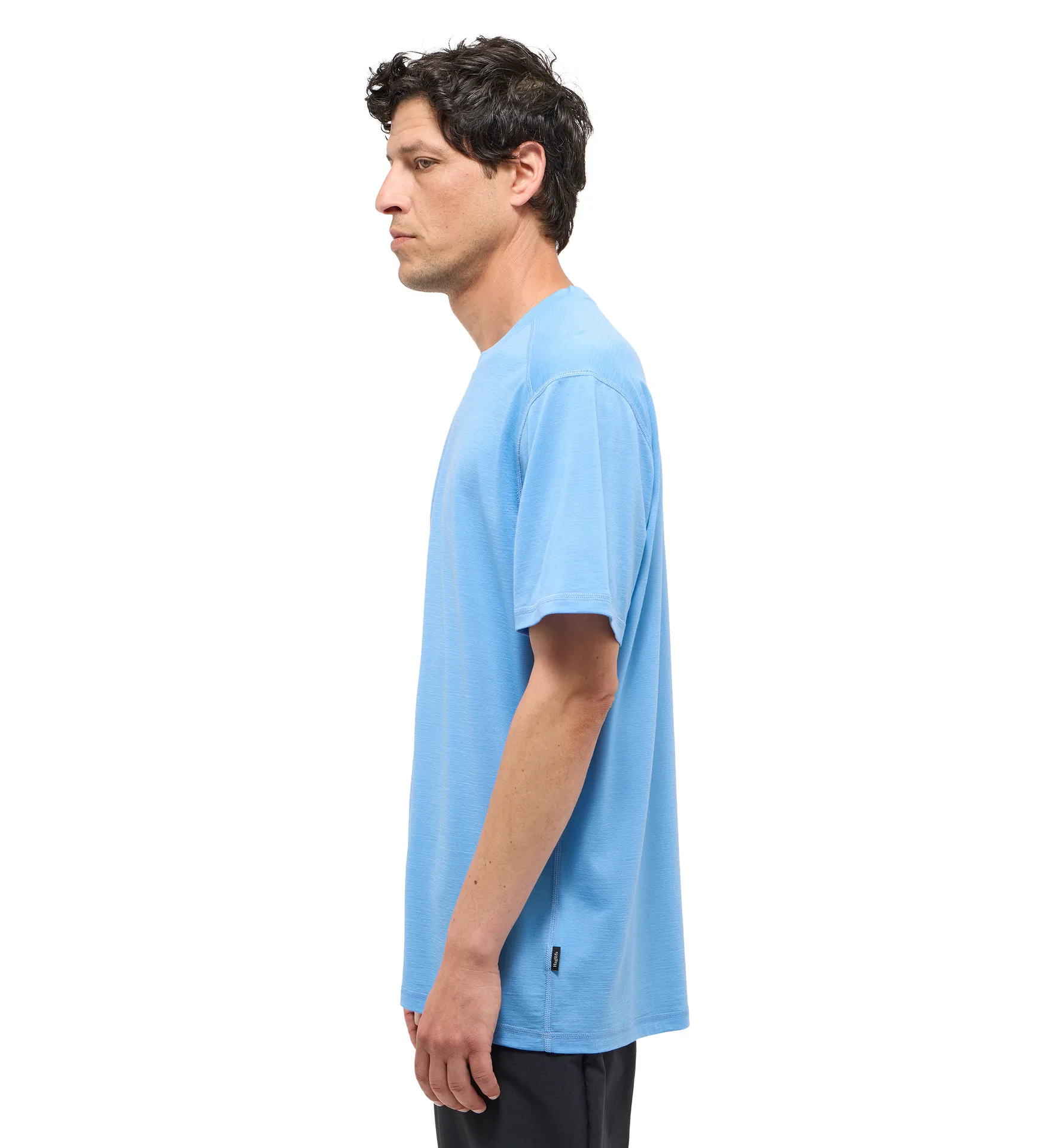 Kaise Wool Tee Men Sky Blue