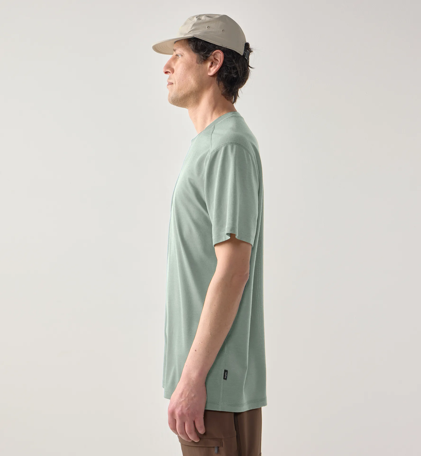 Kaise Wool Tee Men Dew Green