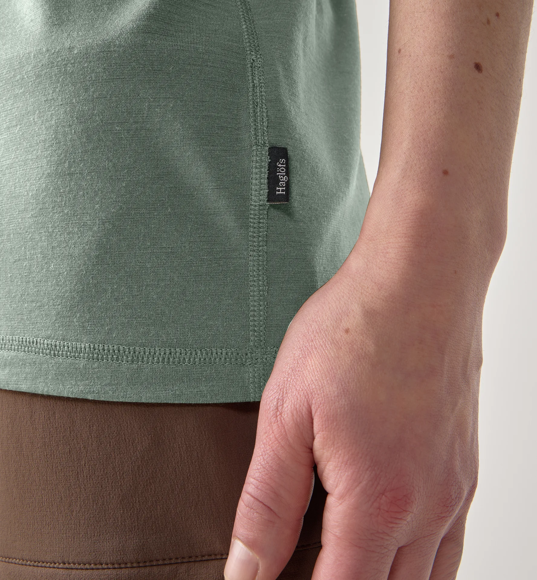 Kaise Wool Tee Men Dew Green