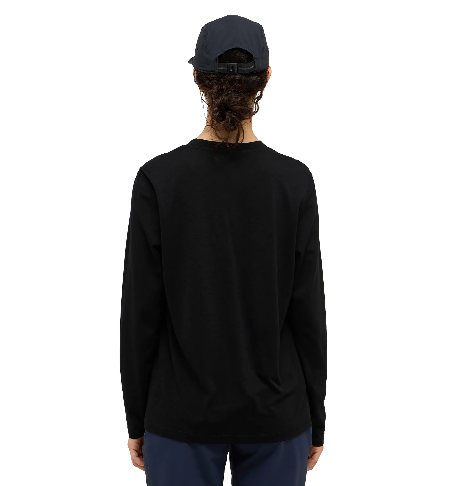 Kaise Wool LS Tee Women True Black