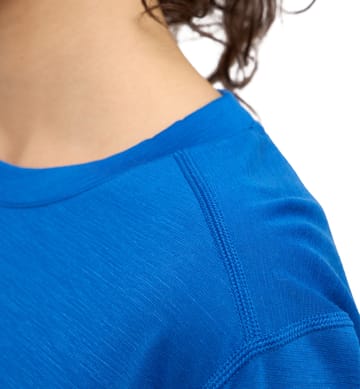Kaise Wool LS Tee Women Electric Blue