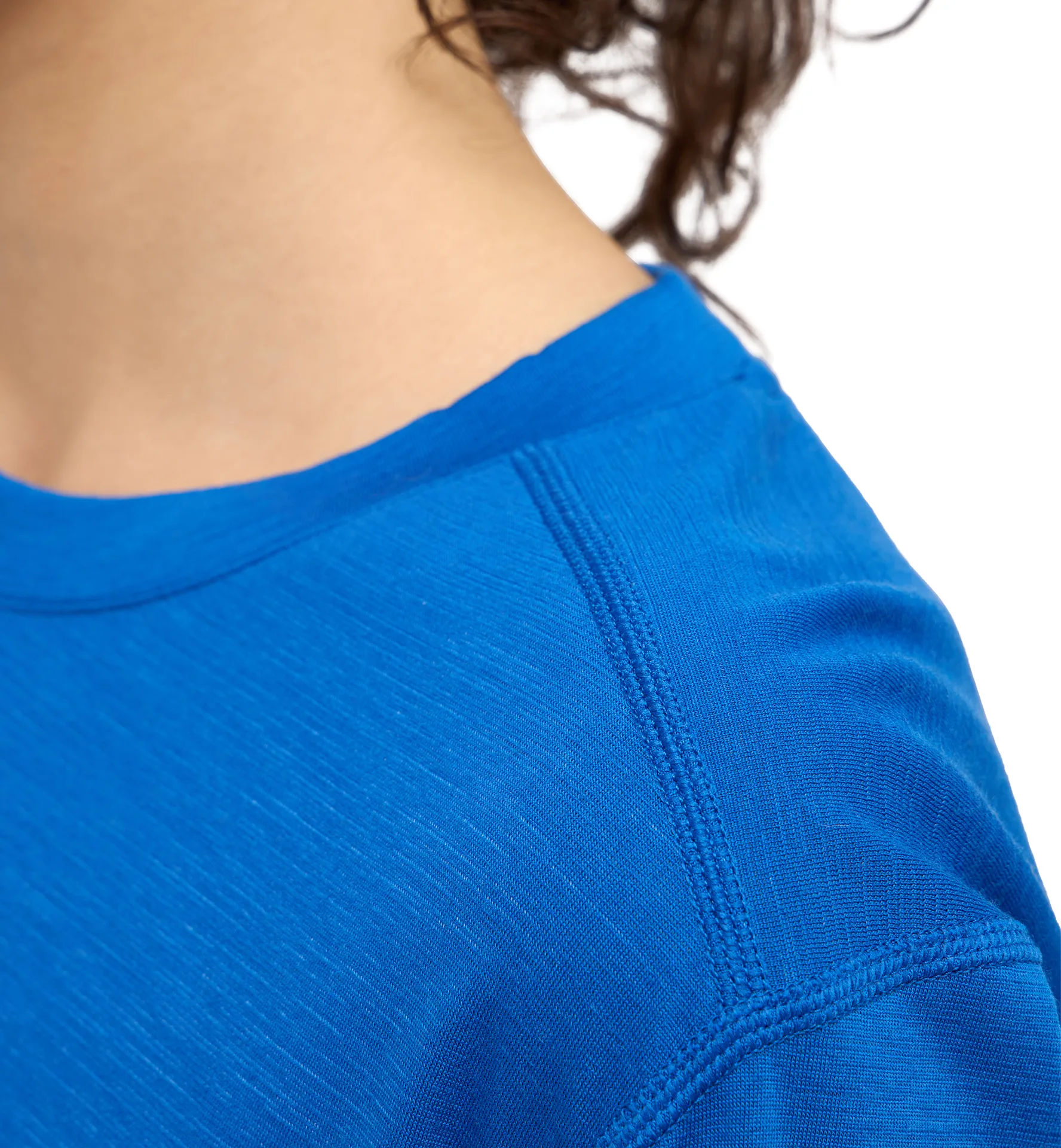 Kaise Wool LS Tee Women Electric Blue