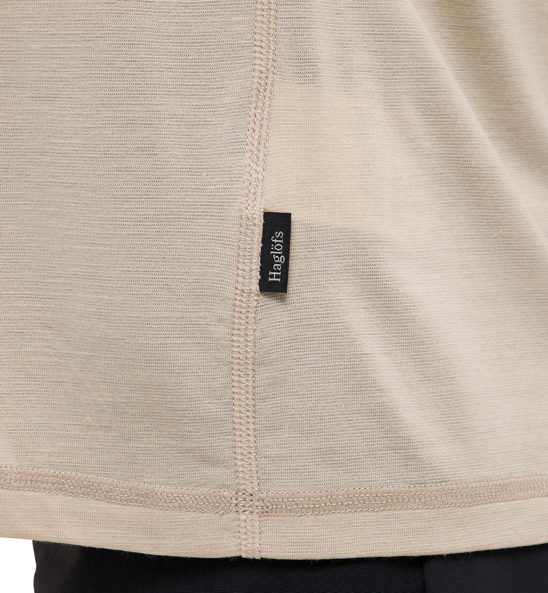 Kaise Wool LS Tee Women Chalk Beige