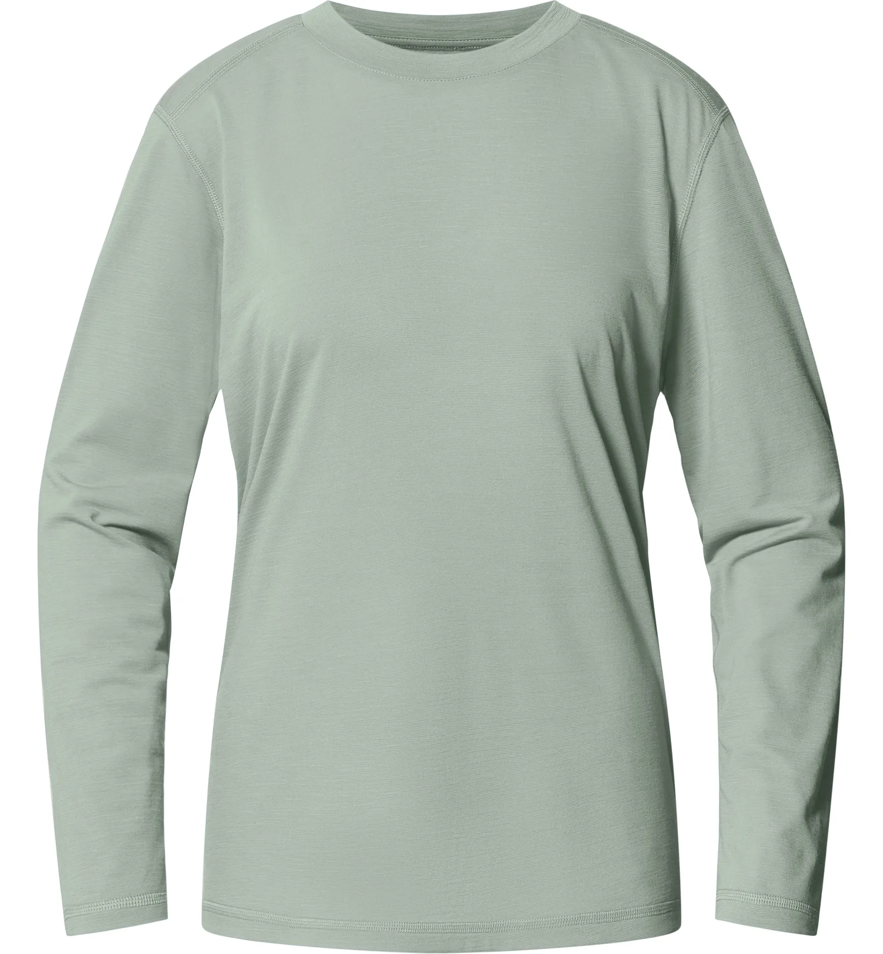 Haglöfs Kaise Wool LS Tee Women Dew Green - Damen - S