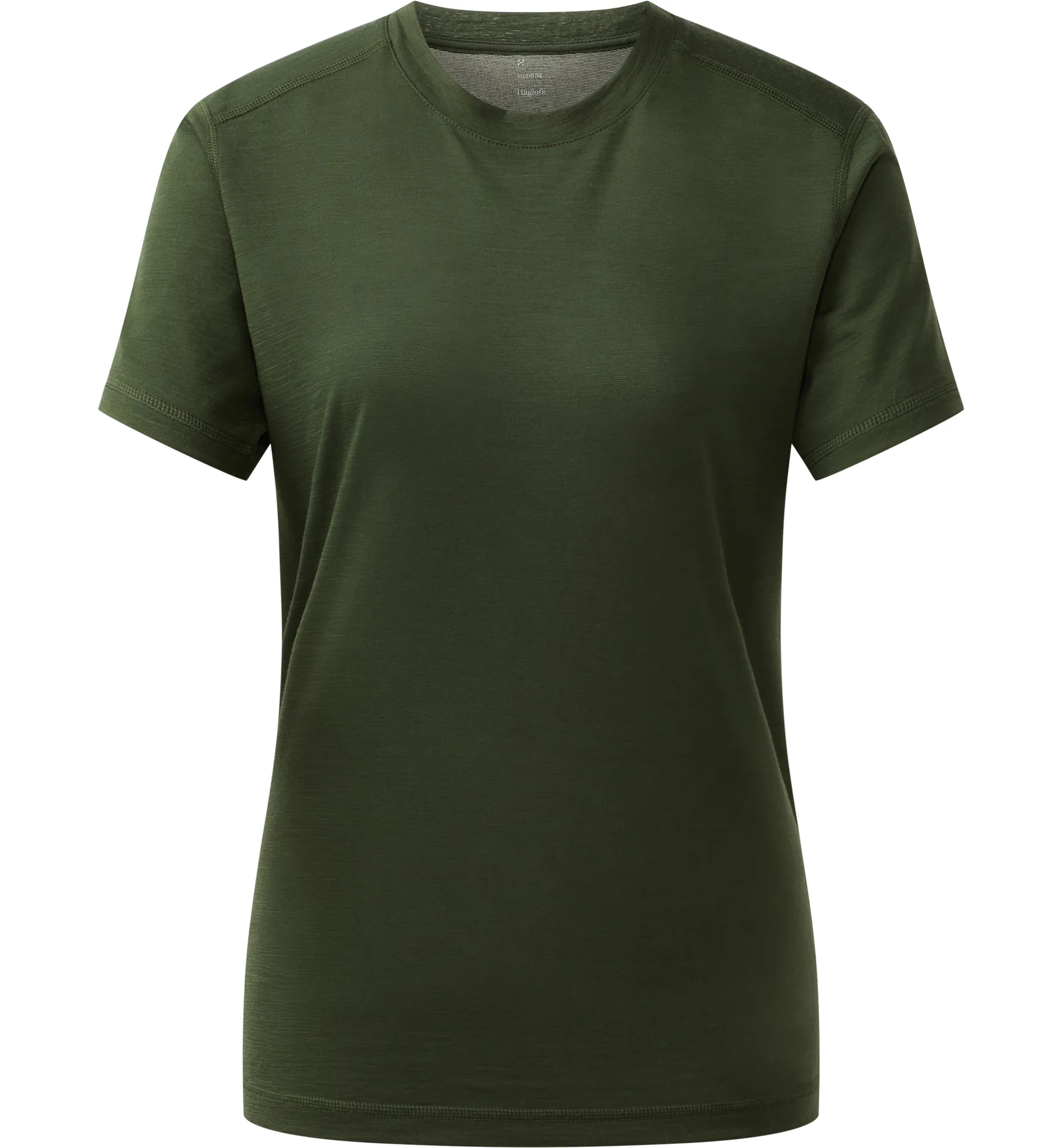 Kaise Wool Tee Women Seaweed Green