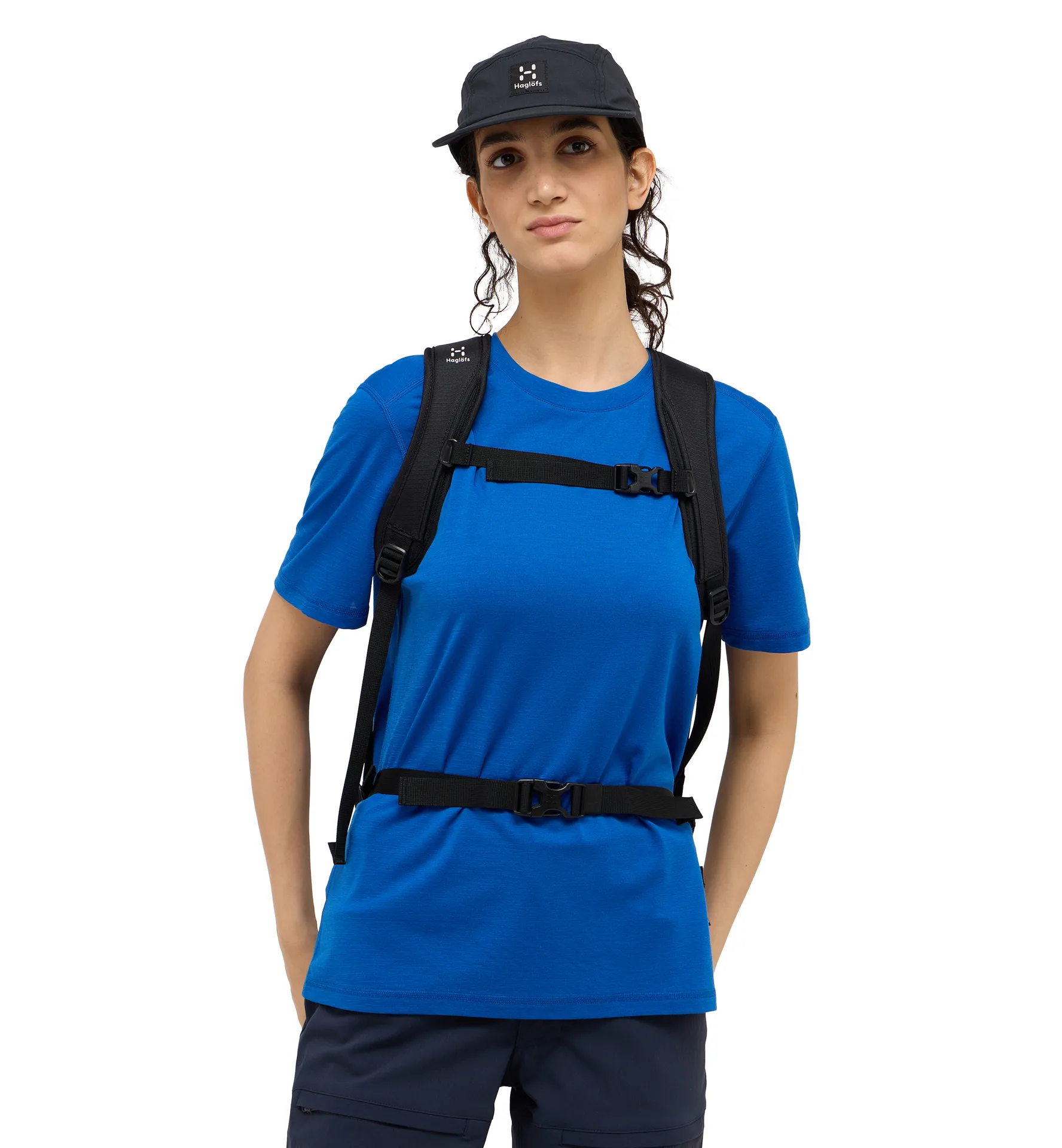 Kaise Wool Tee Women Electric Blue