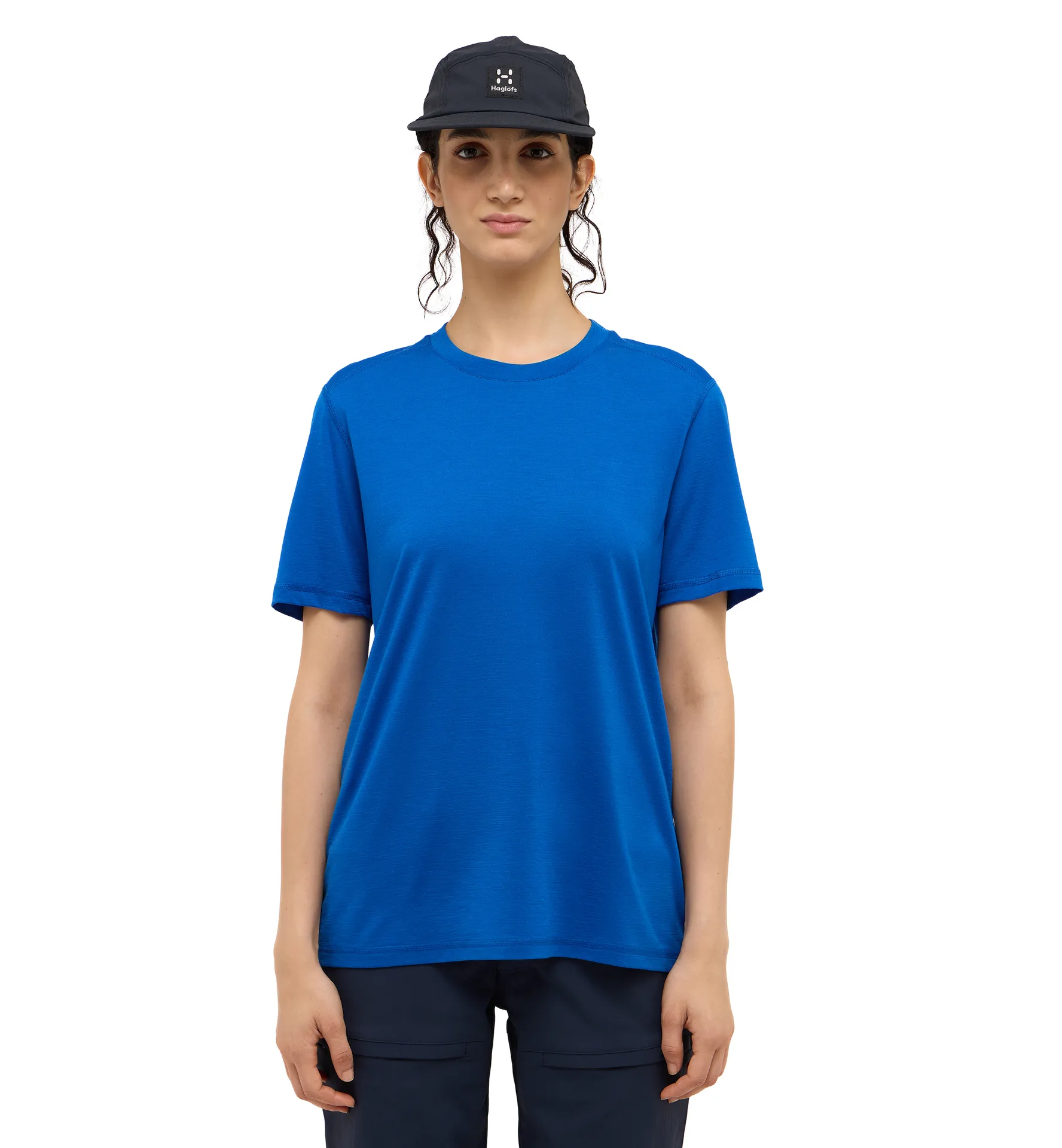 Kaise Wool Tee Women Electric Blue