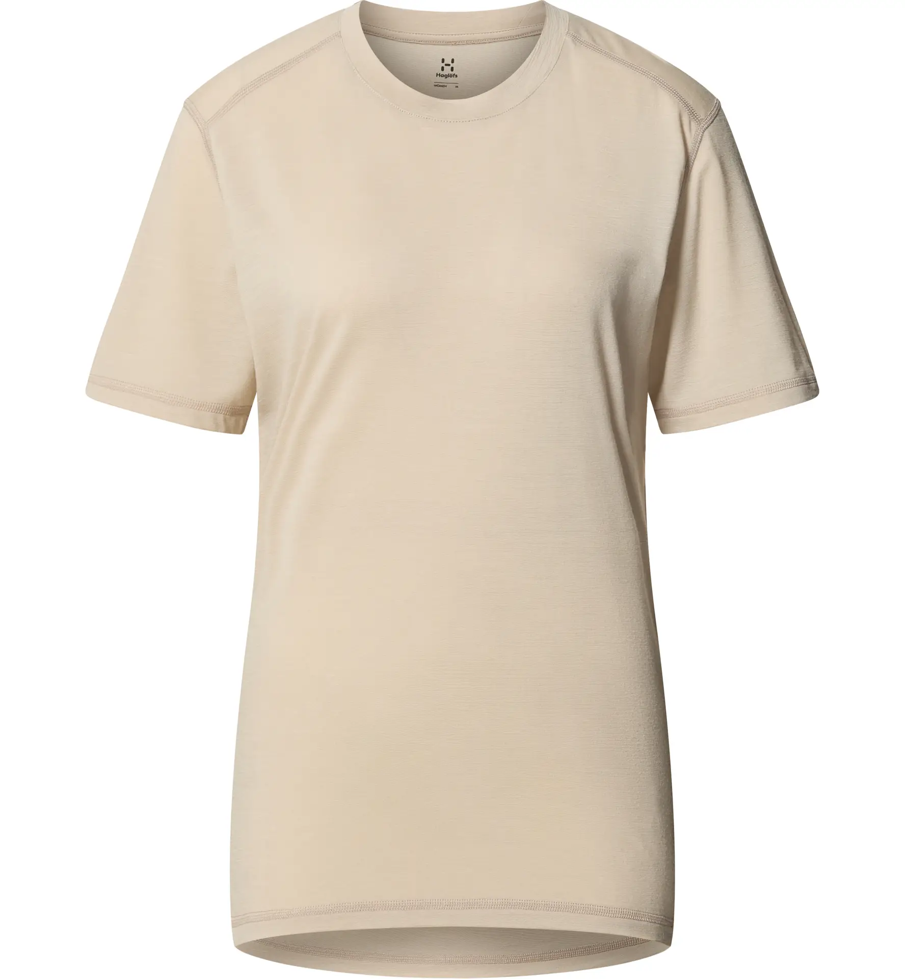 Kaise Wool Tee Women Chalk Beige