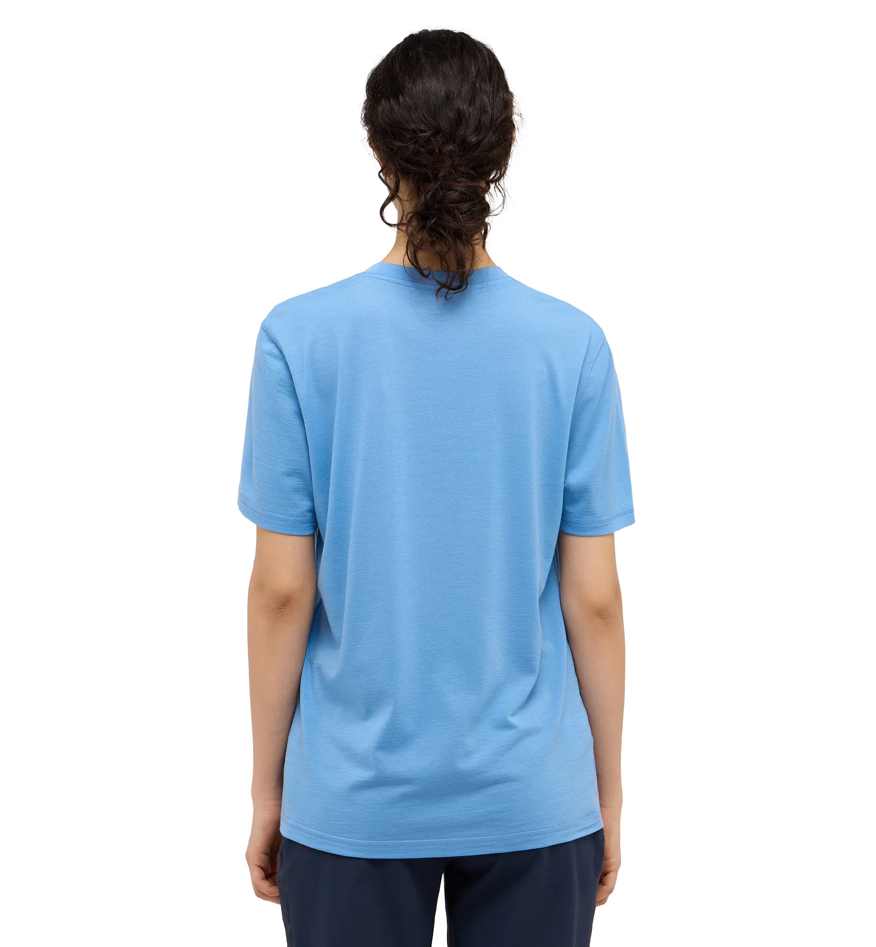 Kaise Wool Tee Women Sky Blue