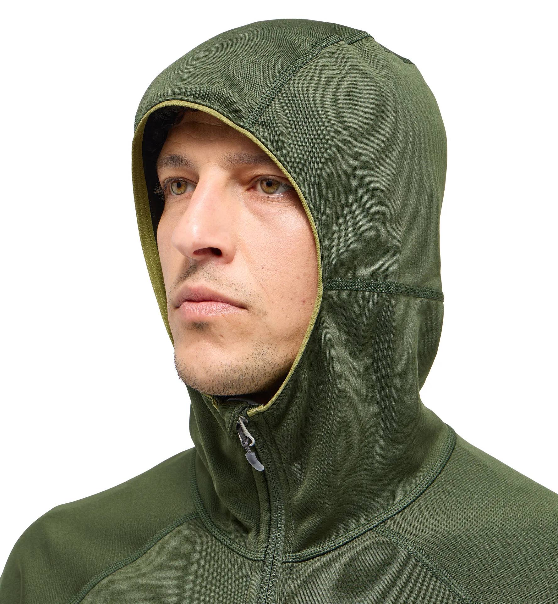 Magma Mid Hood Men Seaweed Green