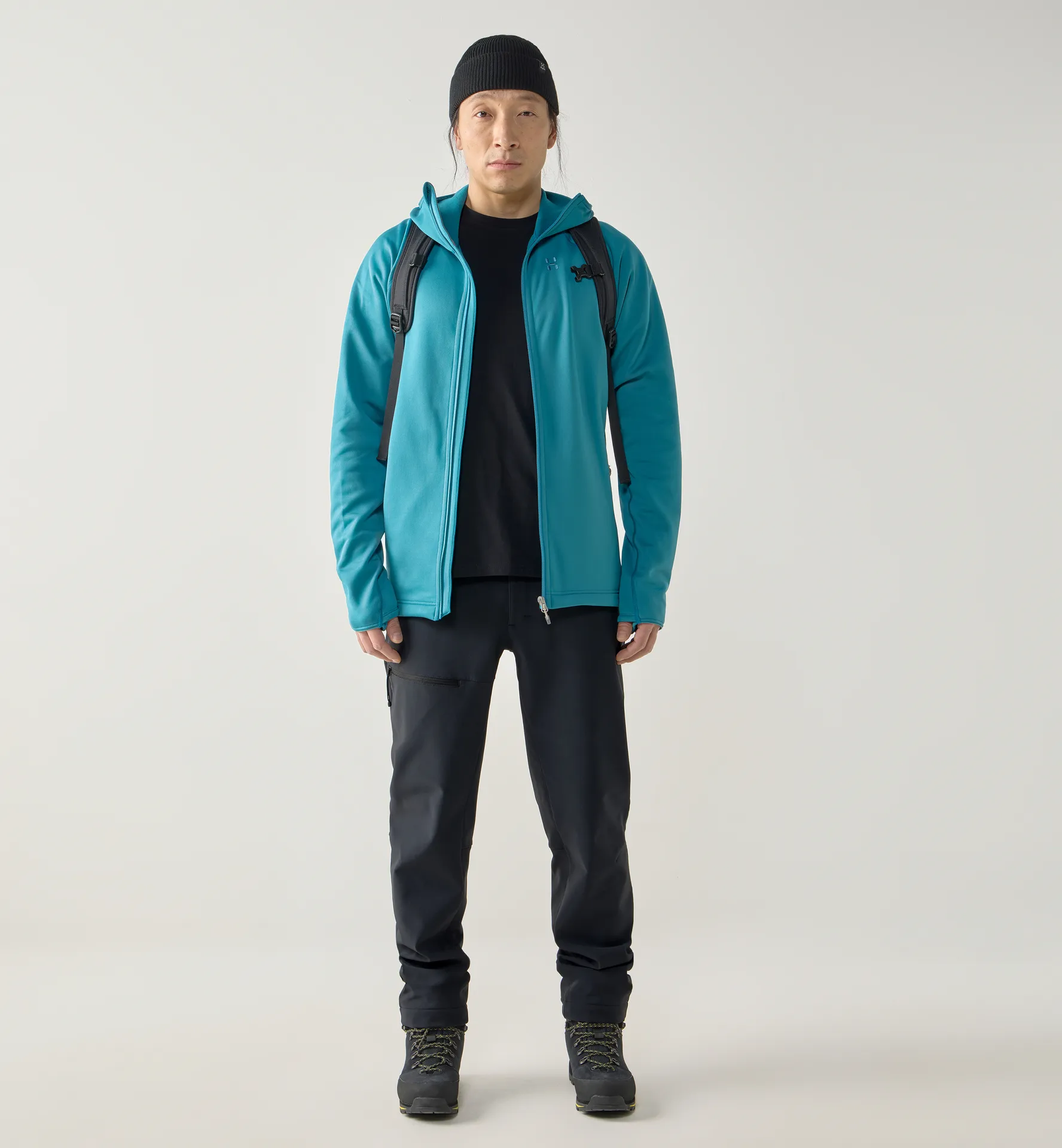 Magma Mid Hood Men Mountain Teal