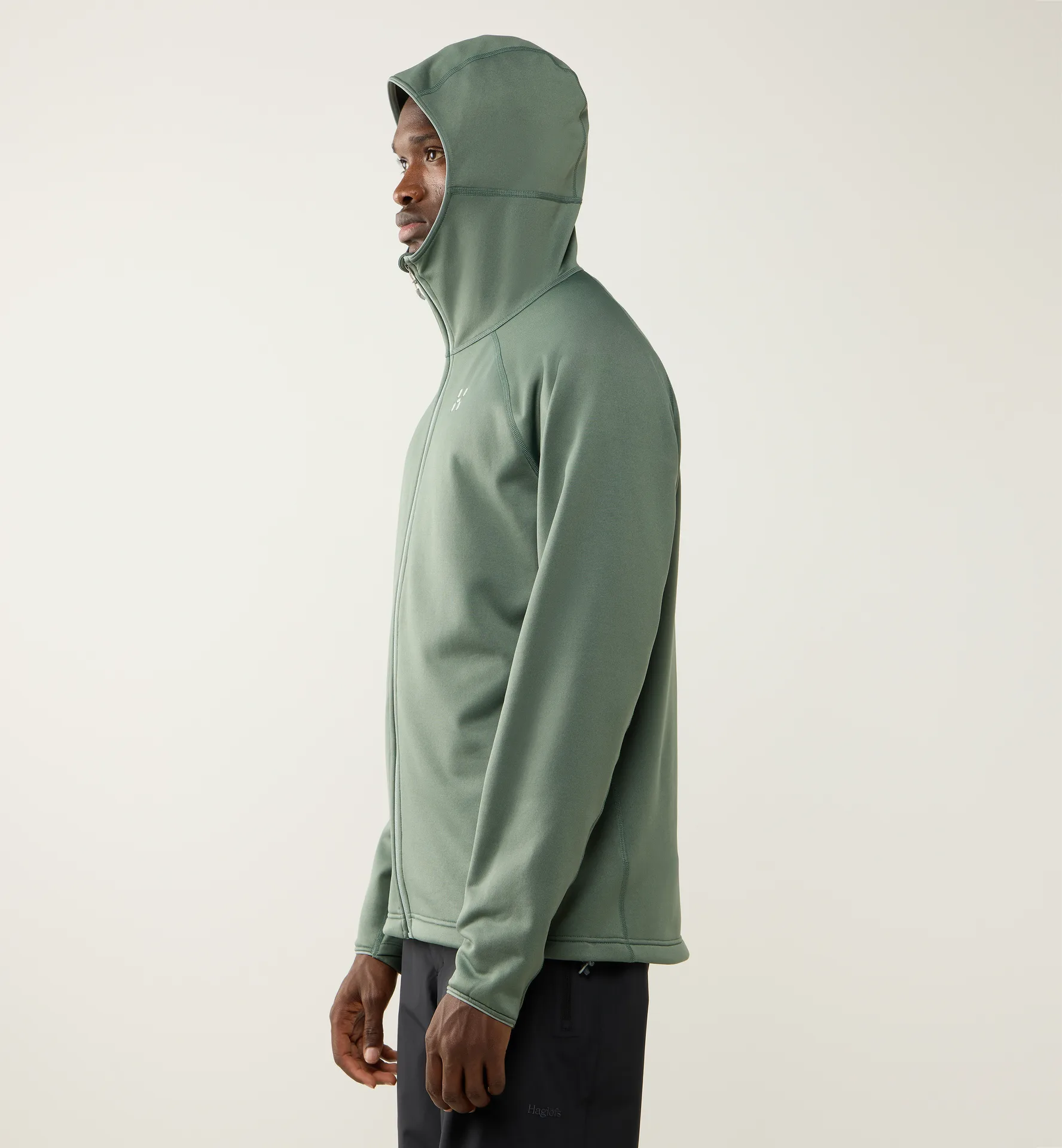 Magma Mid Hood Men Chlorophyll Green