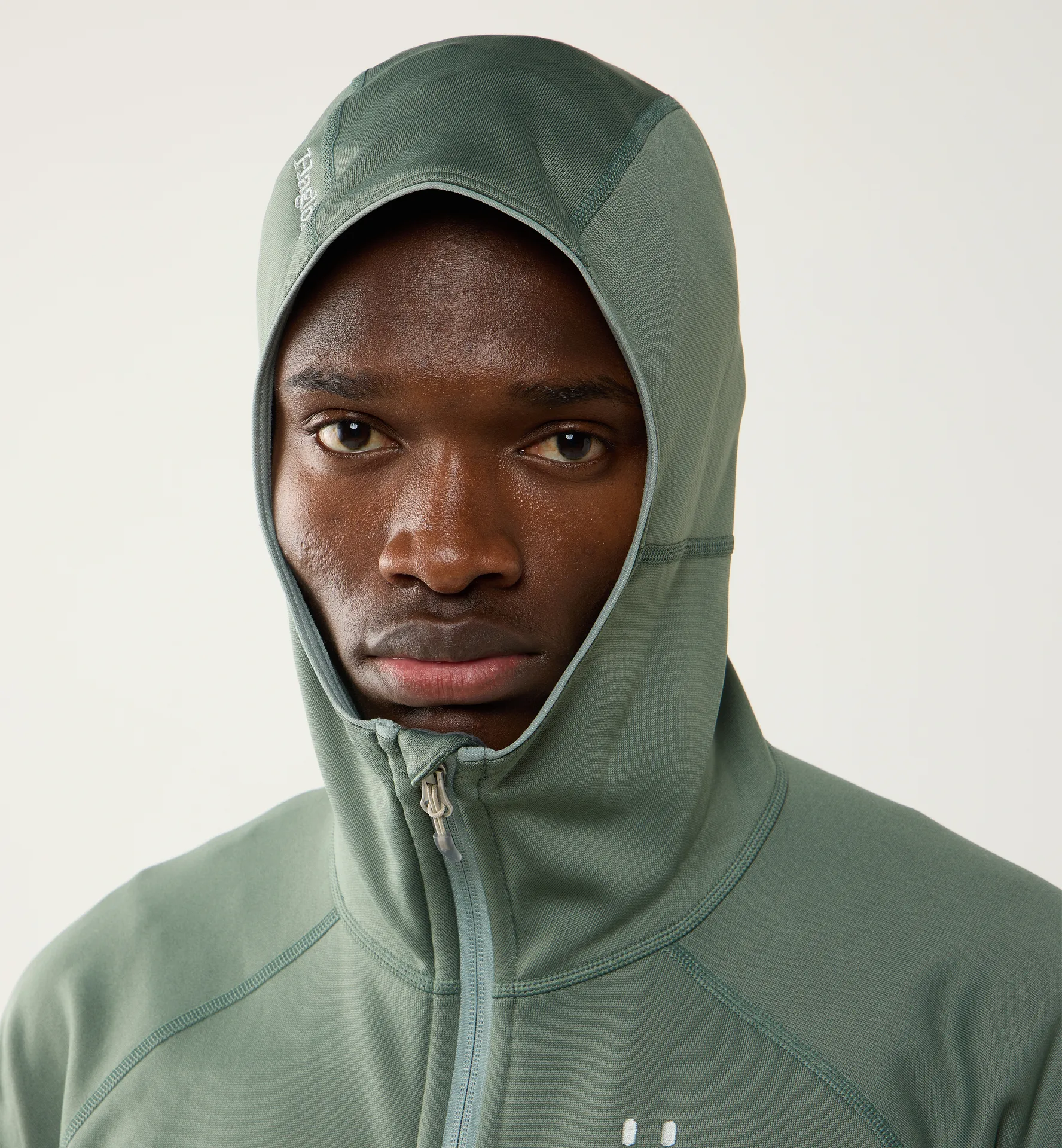 Magma Mid Hood Men Chlorophyll Green